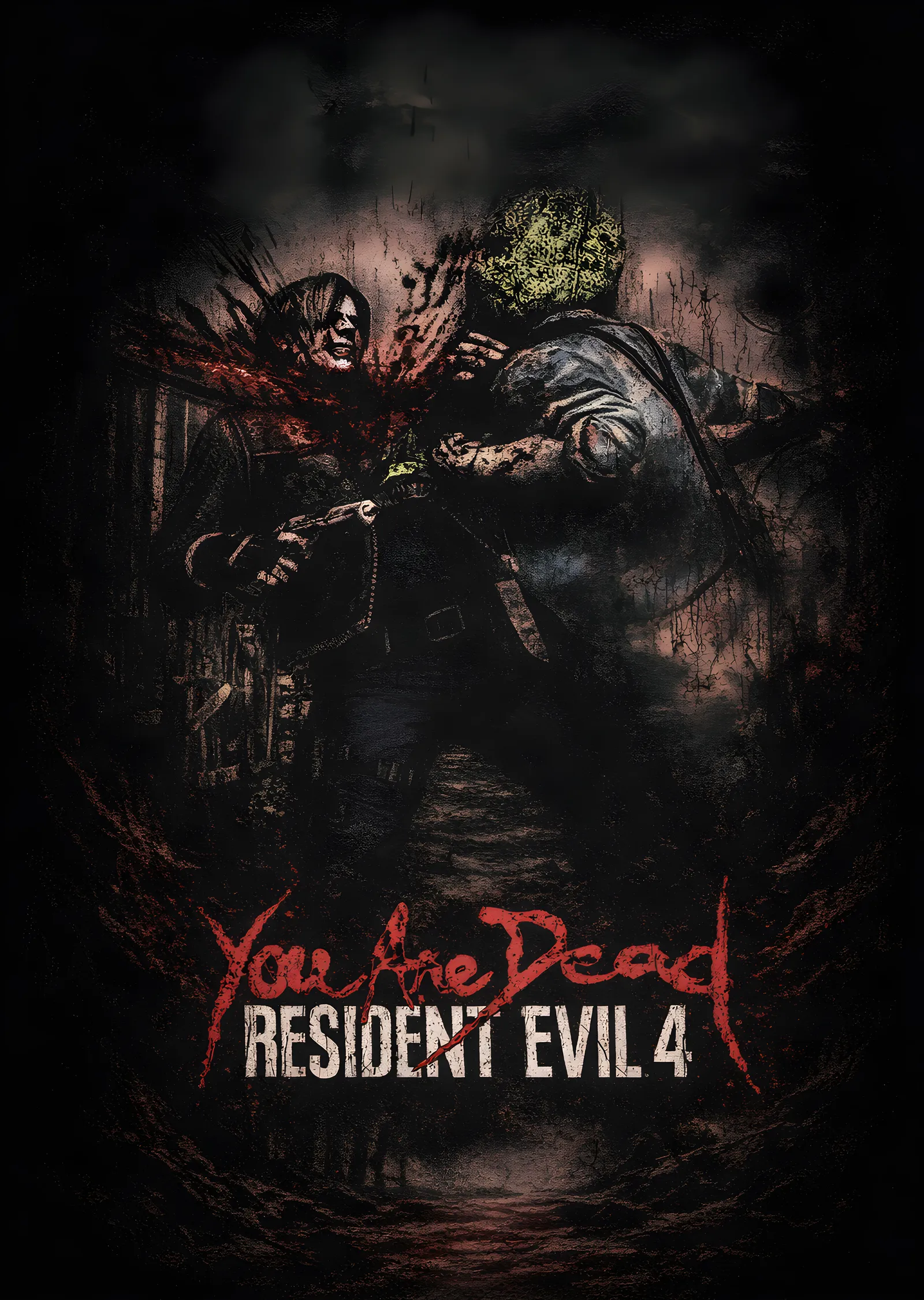 Resident Evil 4 - You Are Dead metal tablo