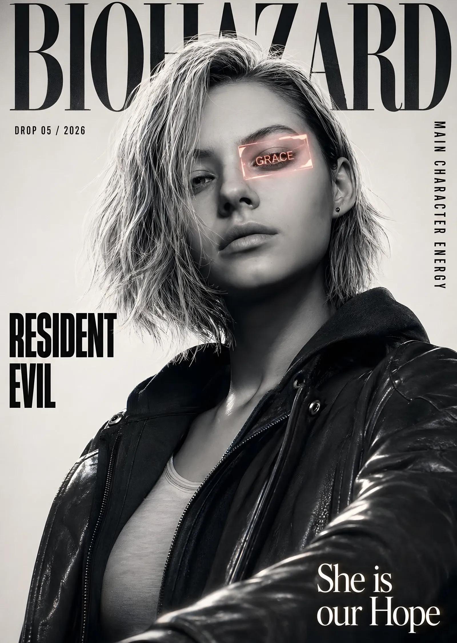 Resident Evil - Biohazard Dergi Kapağı metal tablo