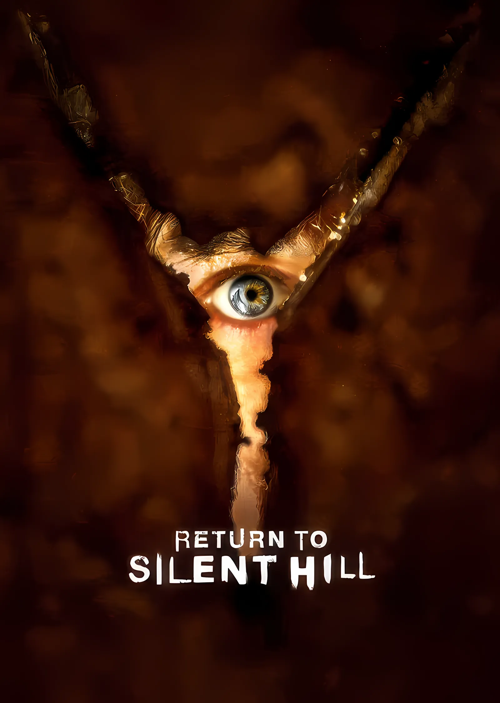 Return to Silent Hill - Göz metal tablo