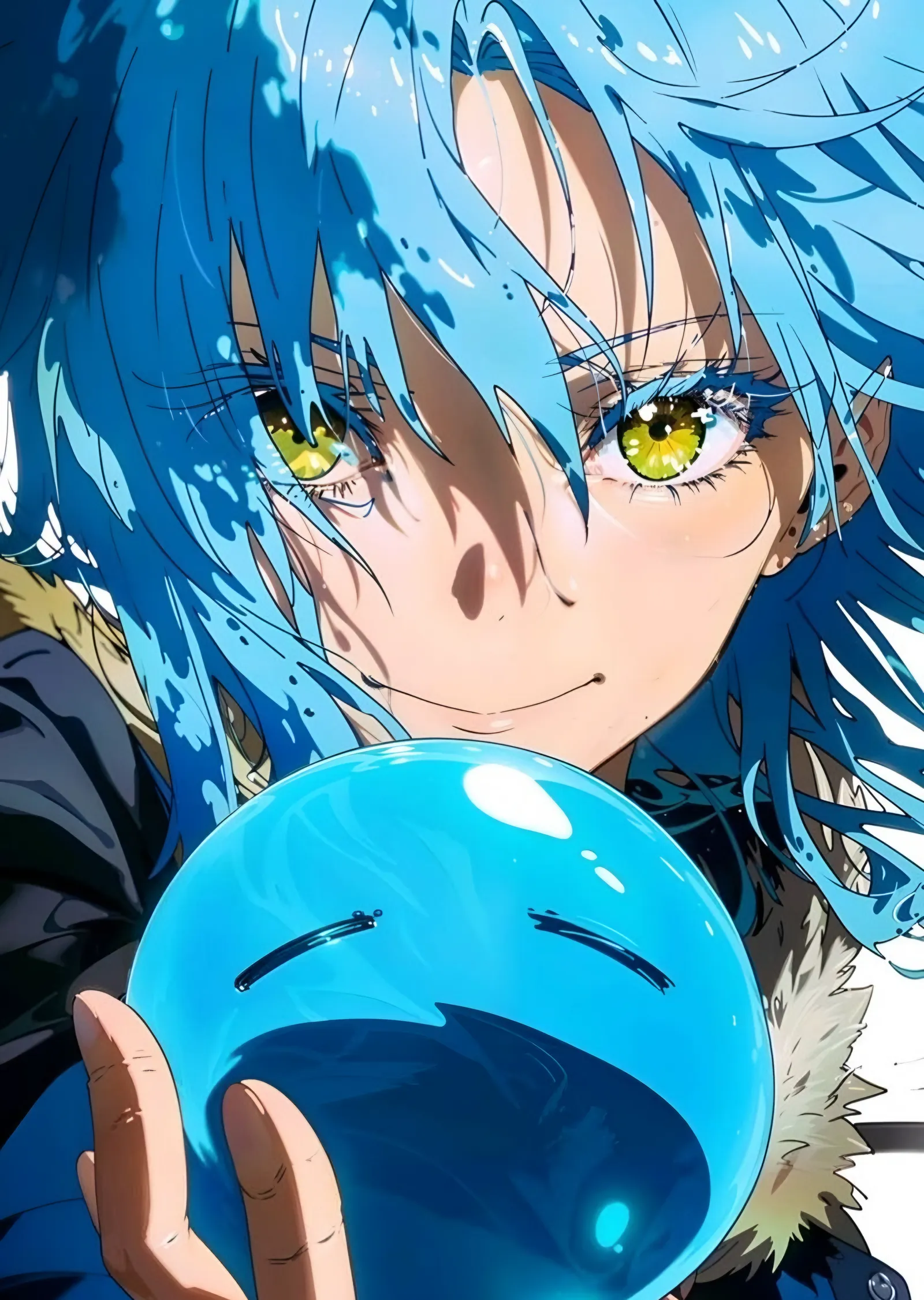 Rimuru Tempest - Slime Küre metal tablo