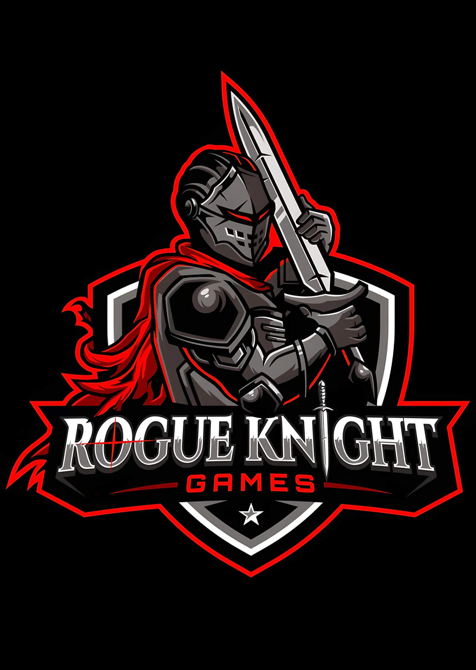Rogue Knight Games - Amblem metal tablo