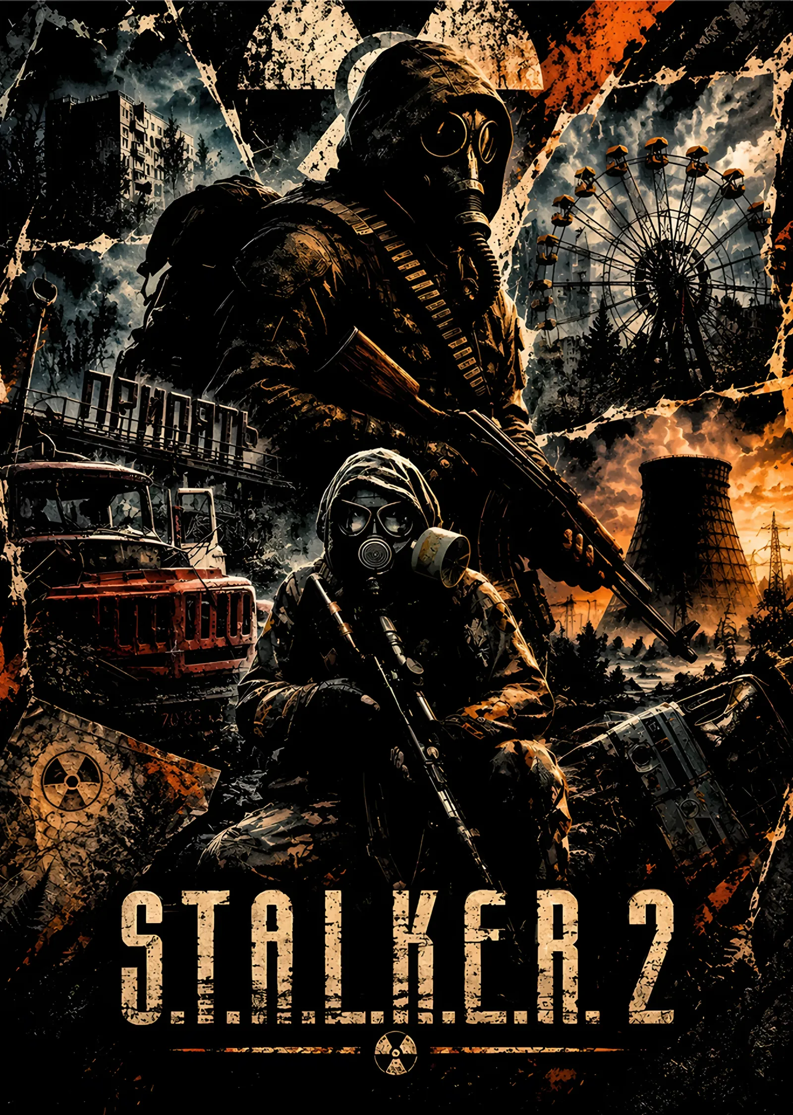 S.T.A.L.K.E.R. 2: Reaktör Gölgesinde Avcı metal tablo