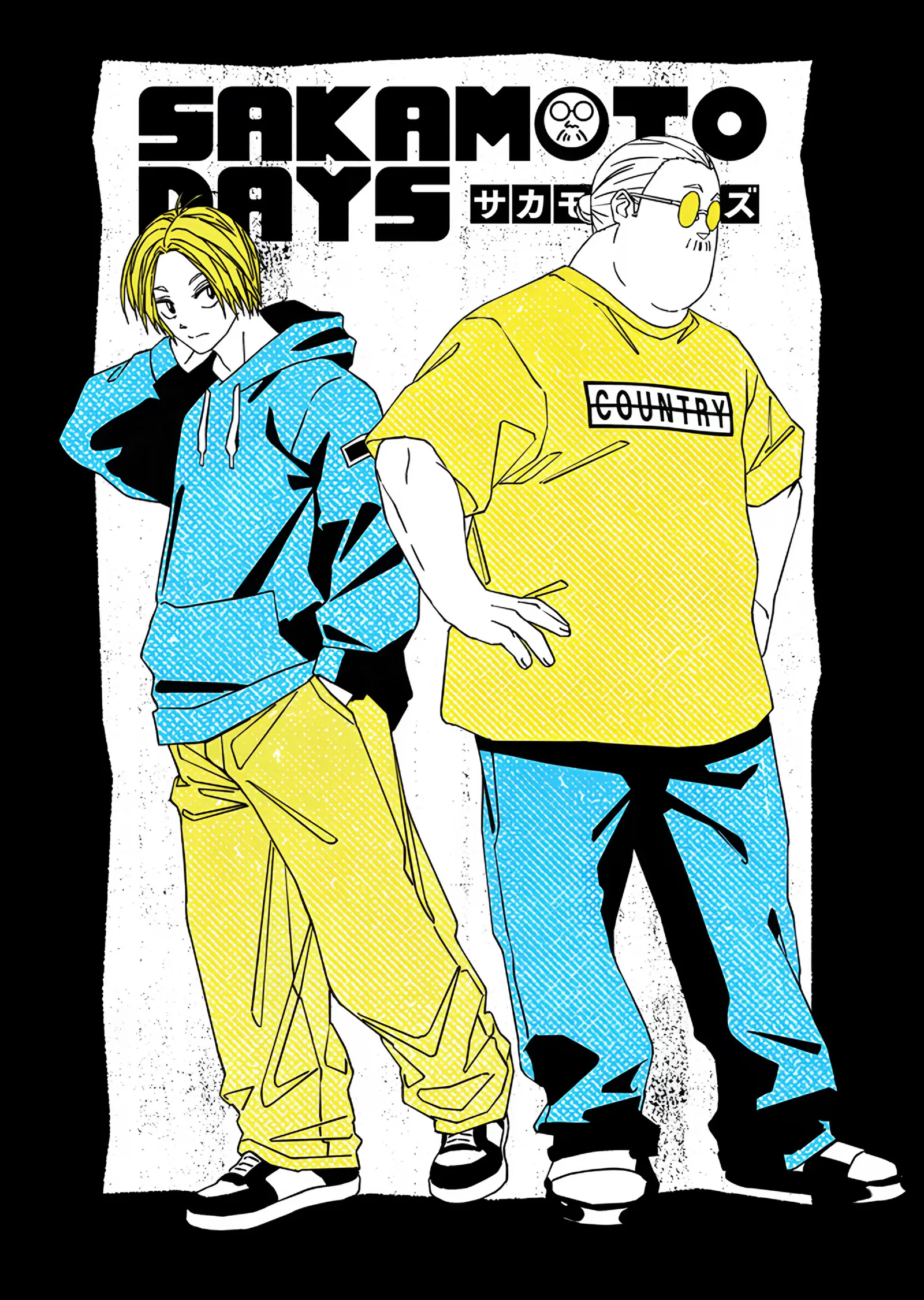 Sakamoto Days İkili metal tablo