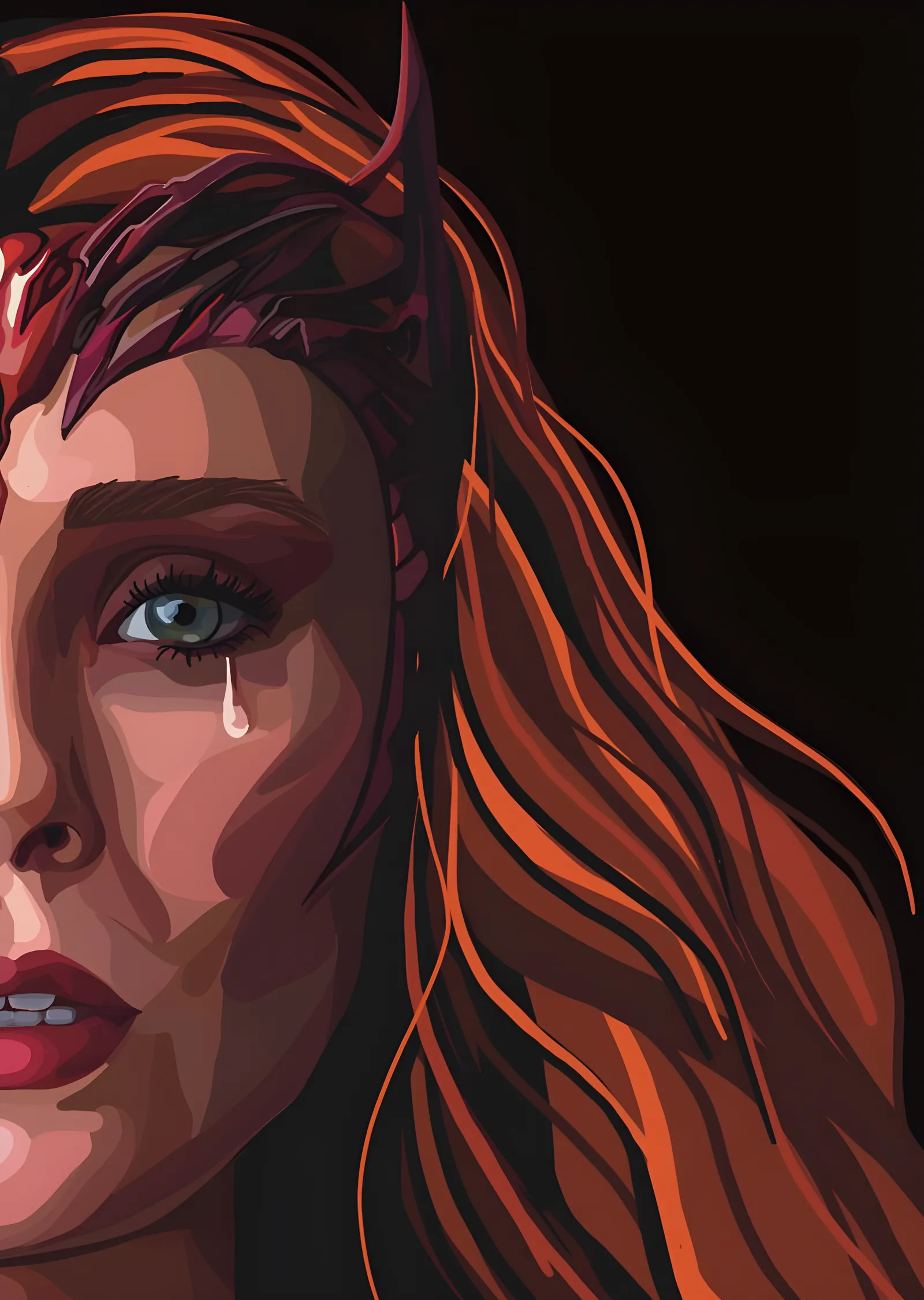 Scarlet Witch - Gözyaşı metal tablo
