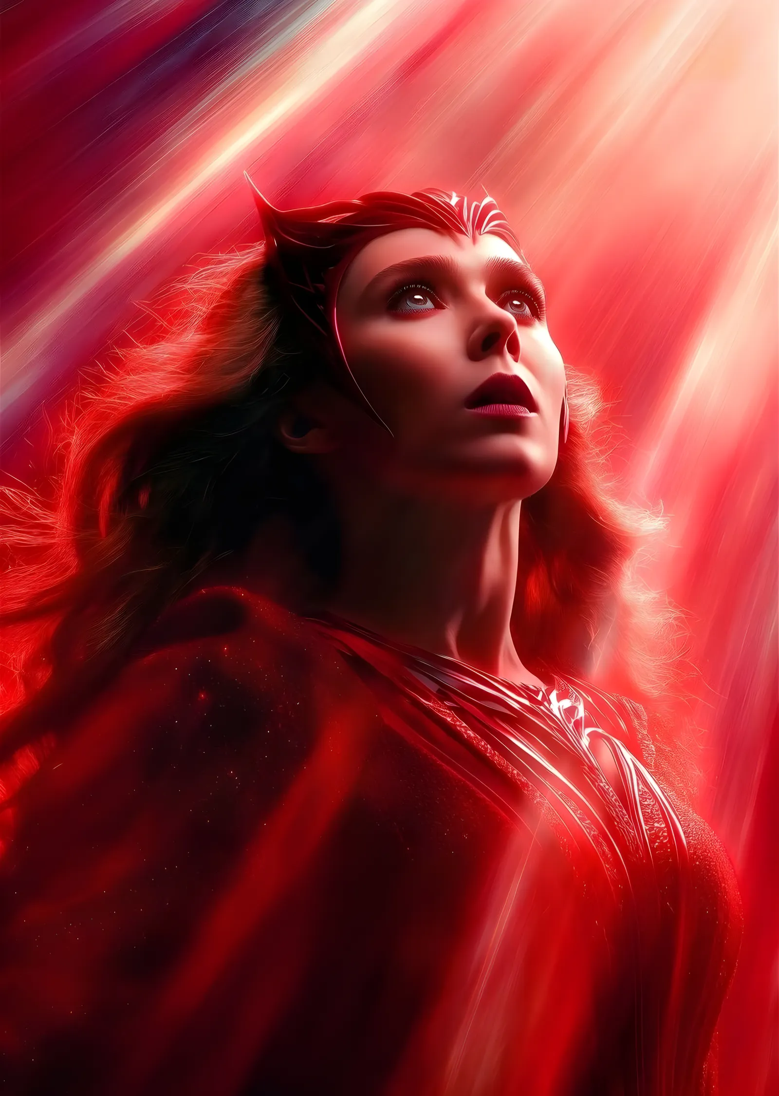 Scarlet Witch - Kızıl Fırtına metal tablo