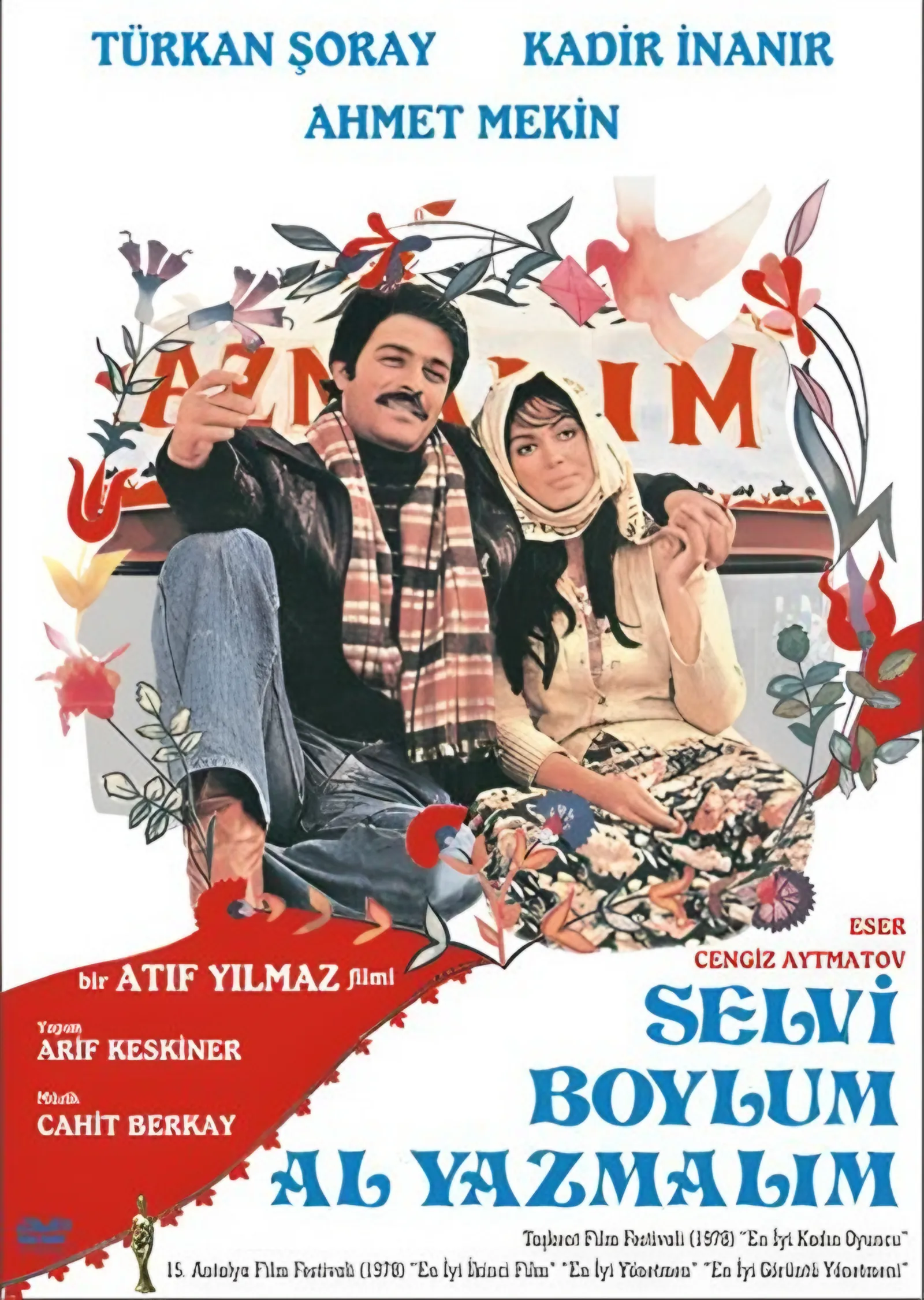 Selvi Boylum Al Yazmalım - Film Afişi metal tablo