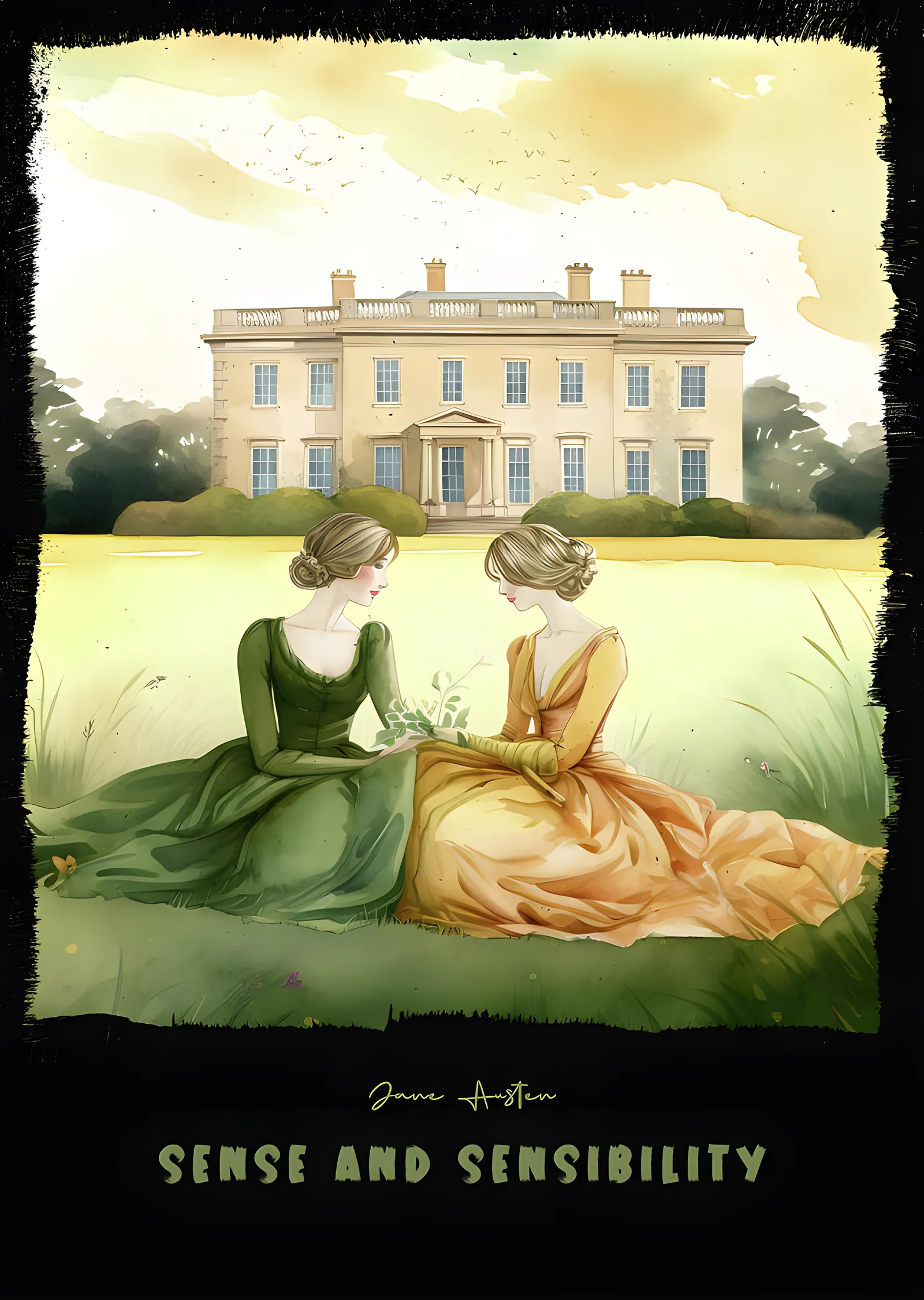 Sense and Sensibility metal tablo