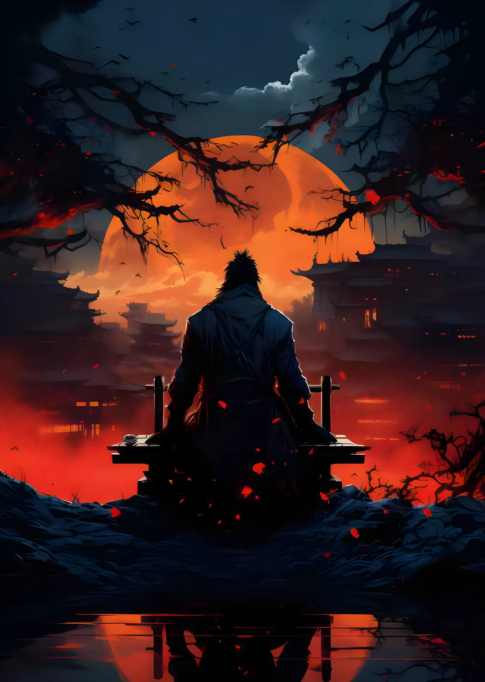 Seppuku - Kızıl Ay Altında Samuray Töreni metal tablo