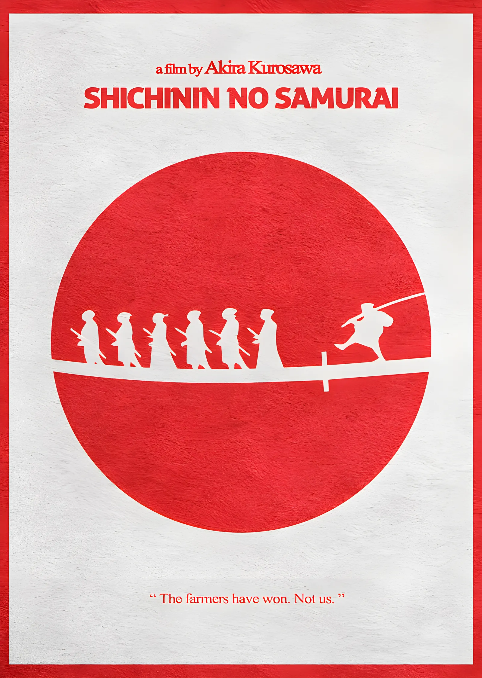 Shichinin no Samurai metal tablo