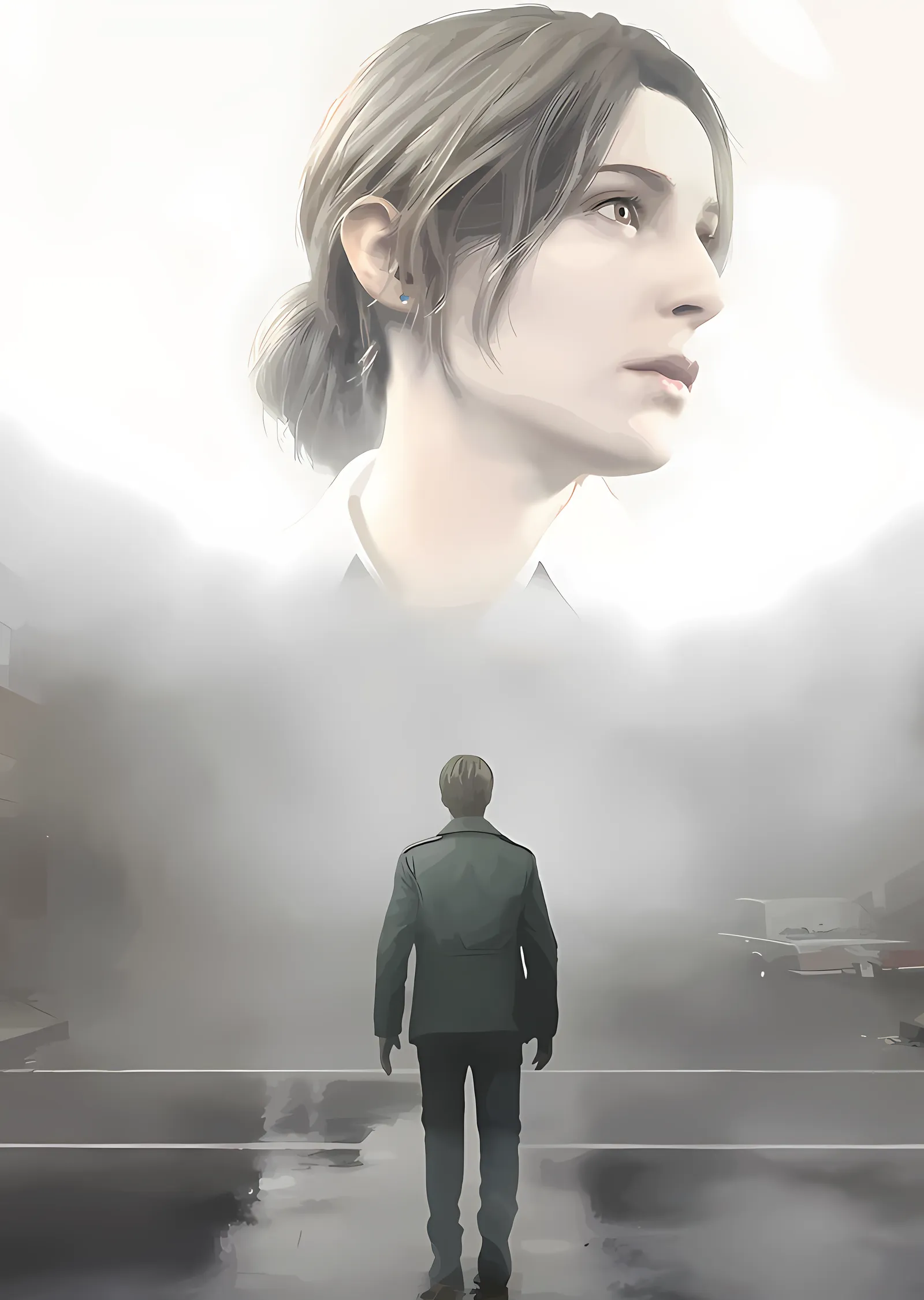 Silent Hill 2 - James ve Mary metal tablo
