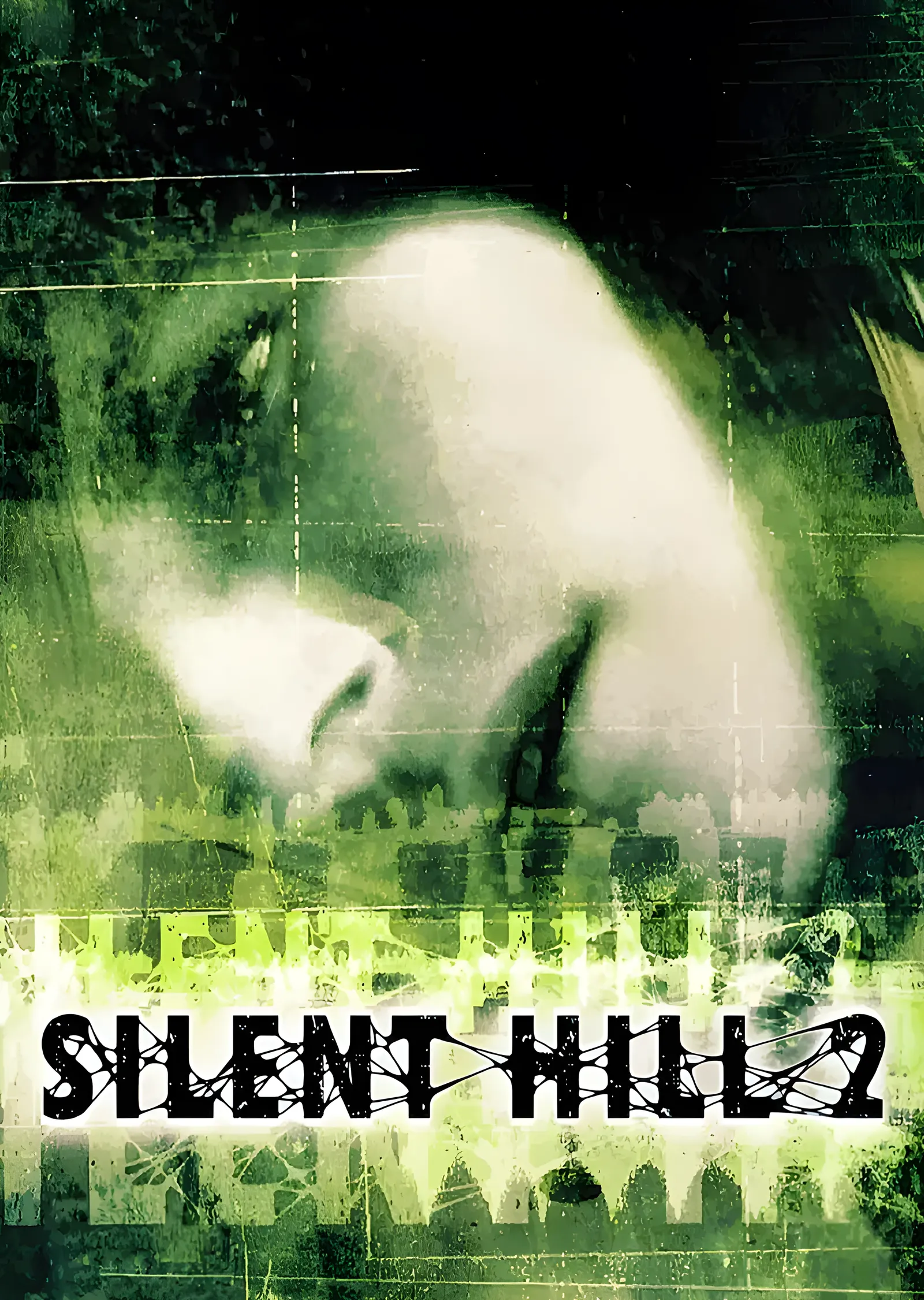 Silent Hill 2 - Yeşil Puslu Portre metal tablo