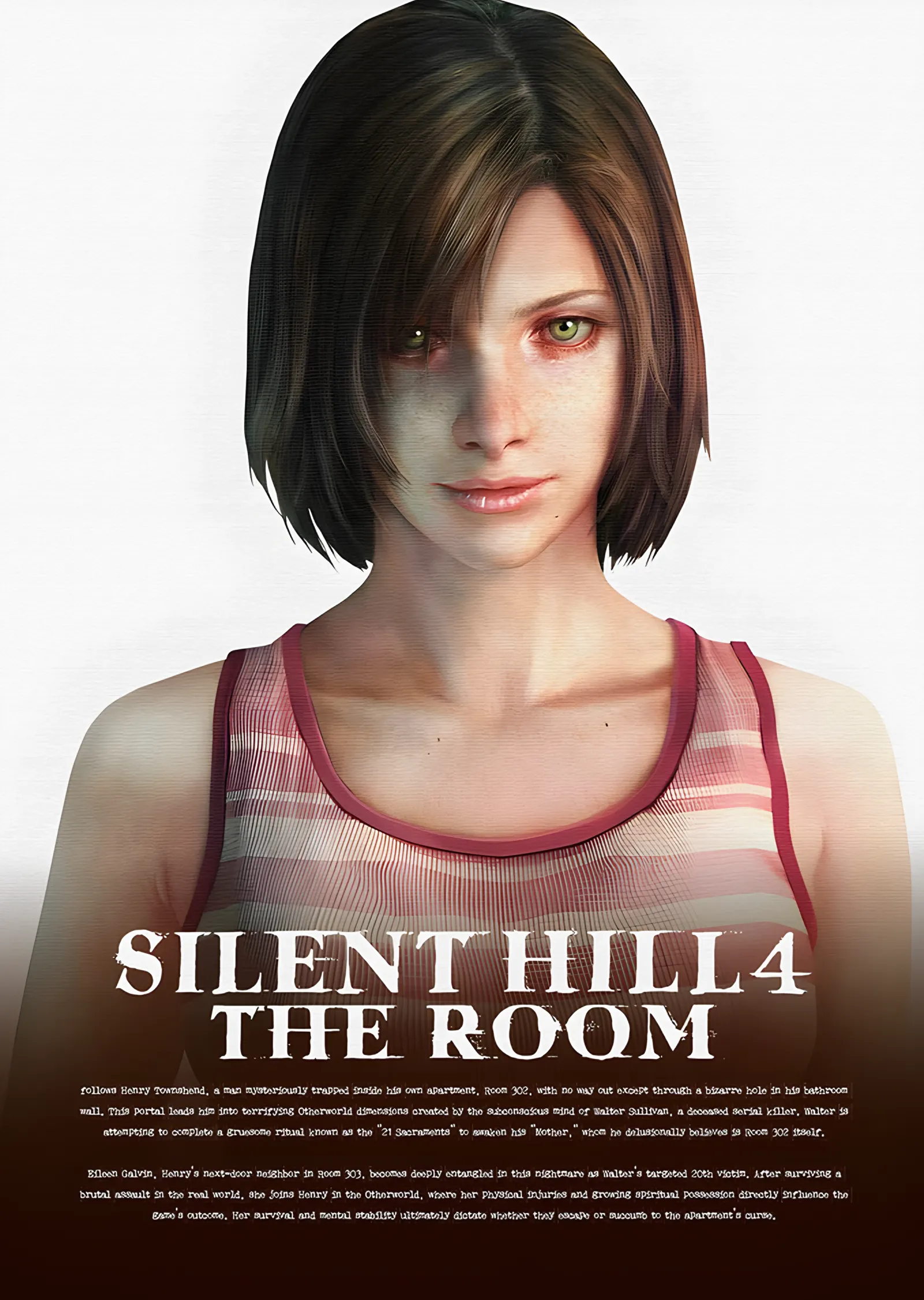 Silent Hill 4 The Room: Eileen'in Portresi metal tablo