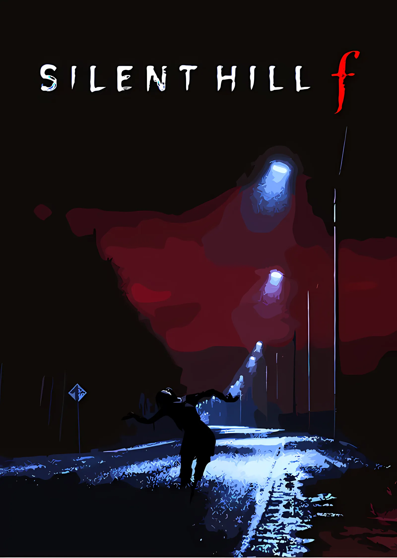 Silent Hill f - Gece Yolu metal tablo