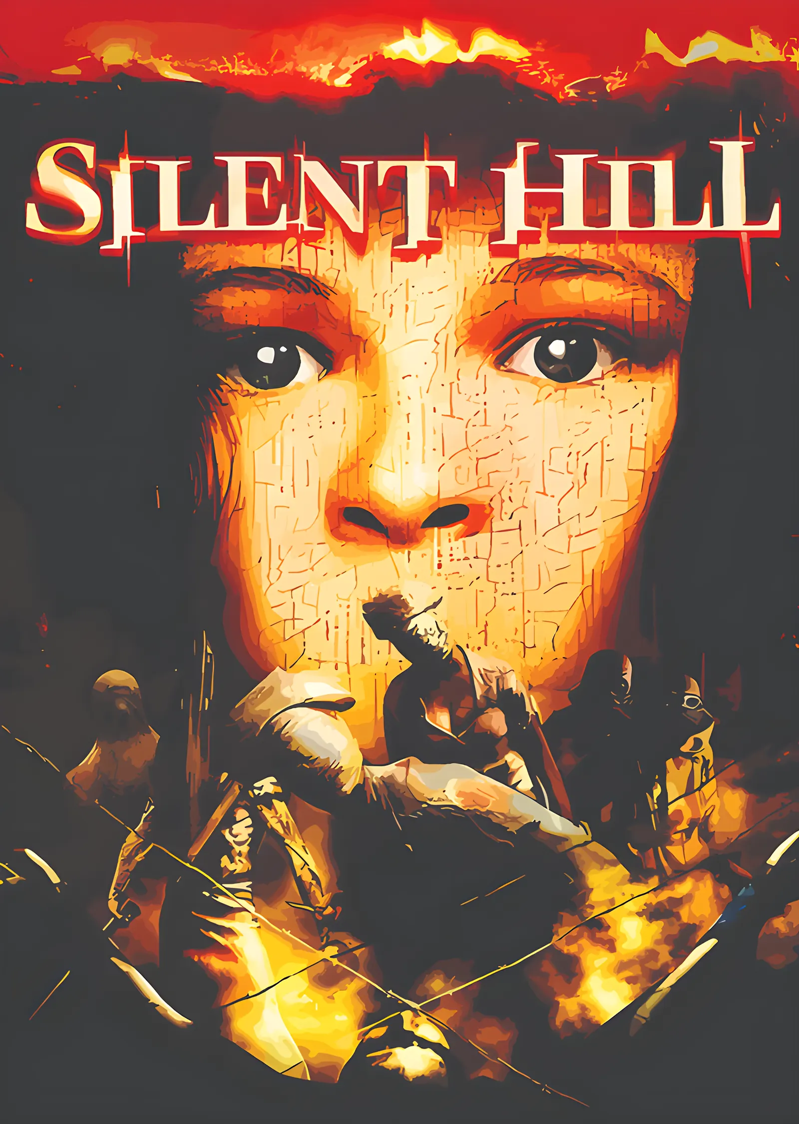 Silent Hill - Küllenmiş Portre metal tablo
