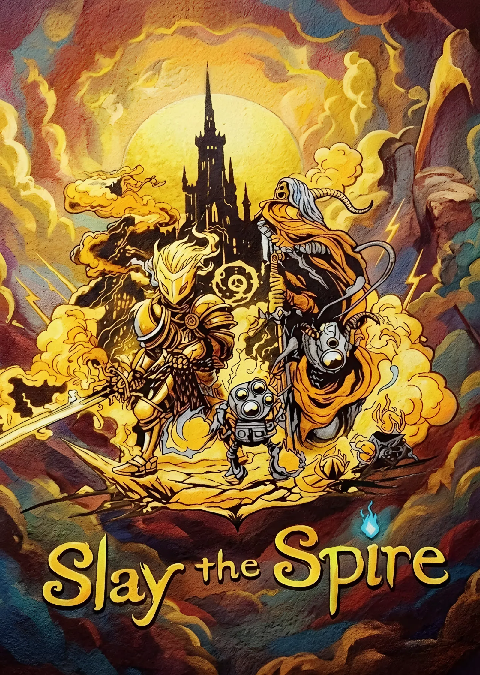 Slay the Spire: Altın Bulutta Kule Tırmanışı metal tablo