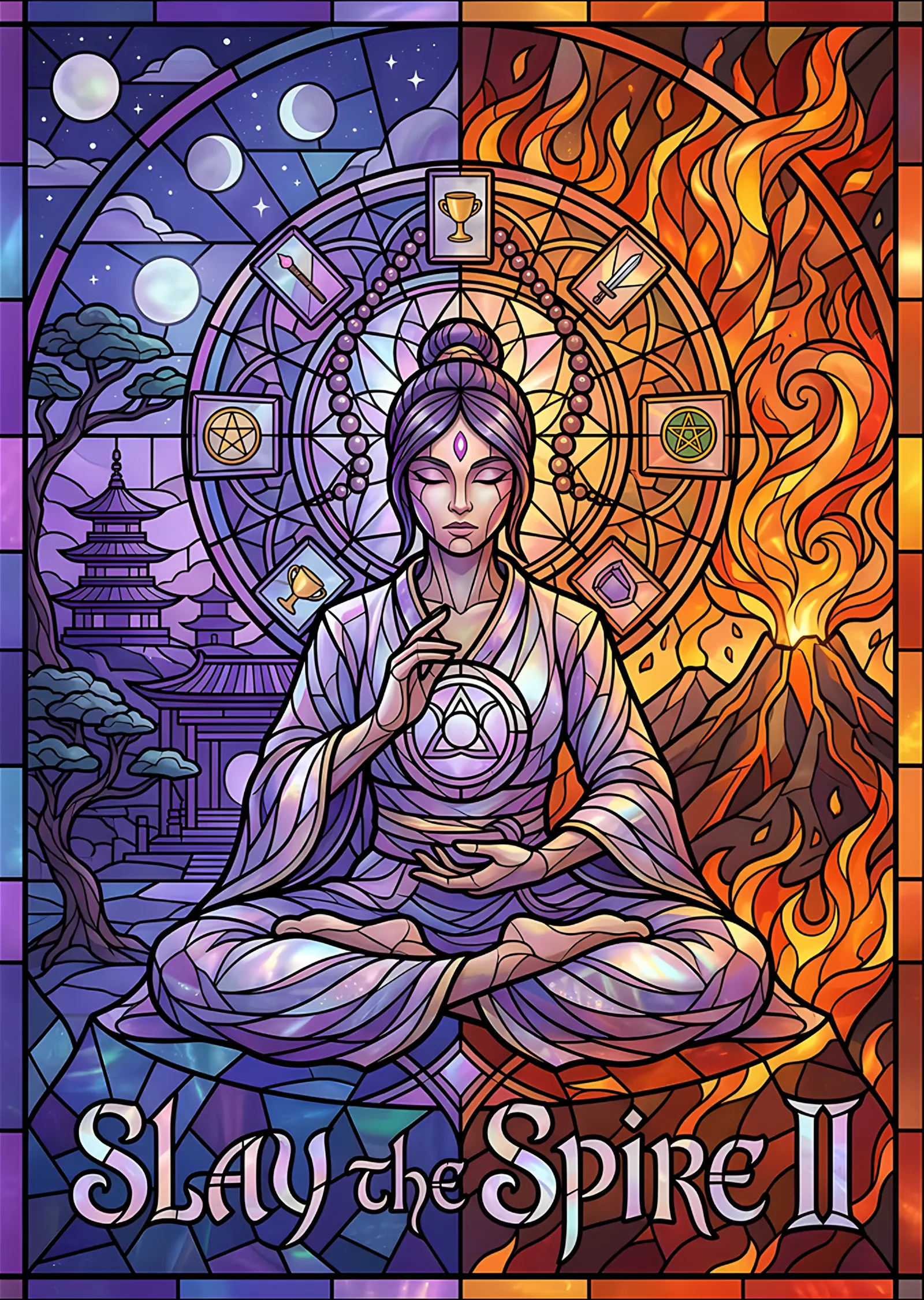 Slay the Spire II: Vitrayda Meditasyon metal tablo
