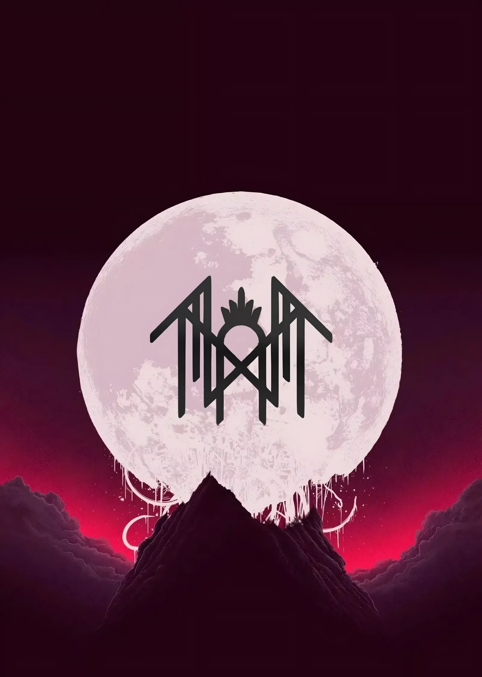 Sleep Token - Ay Sembolü metal tablo