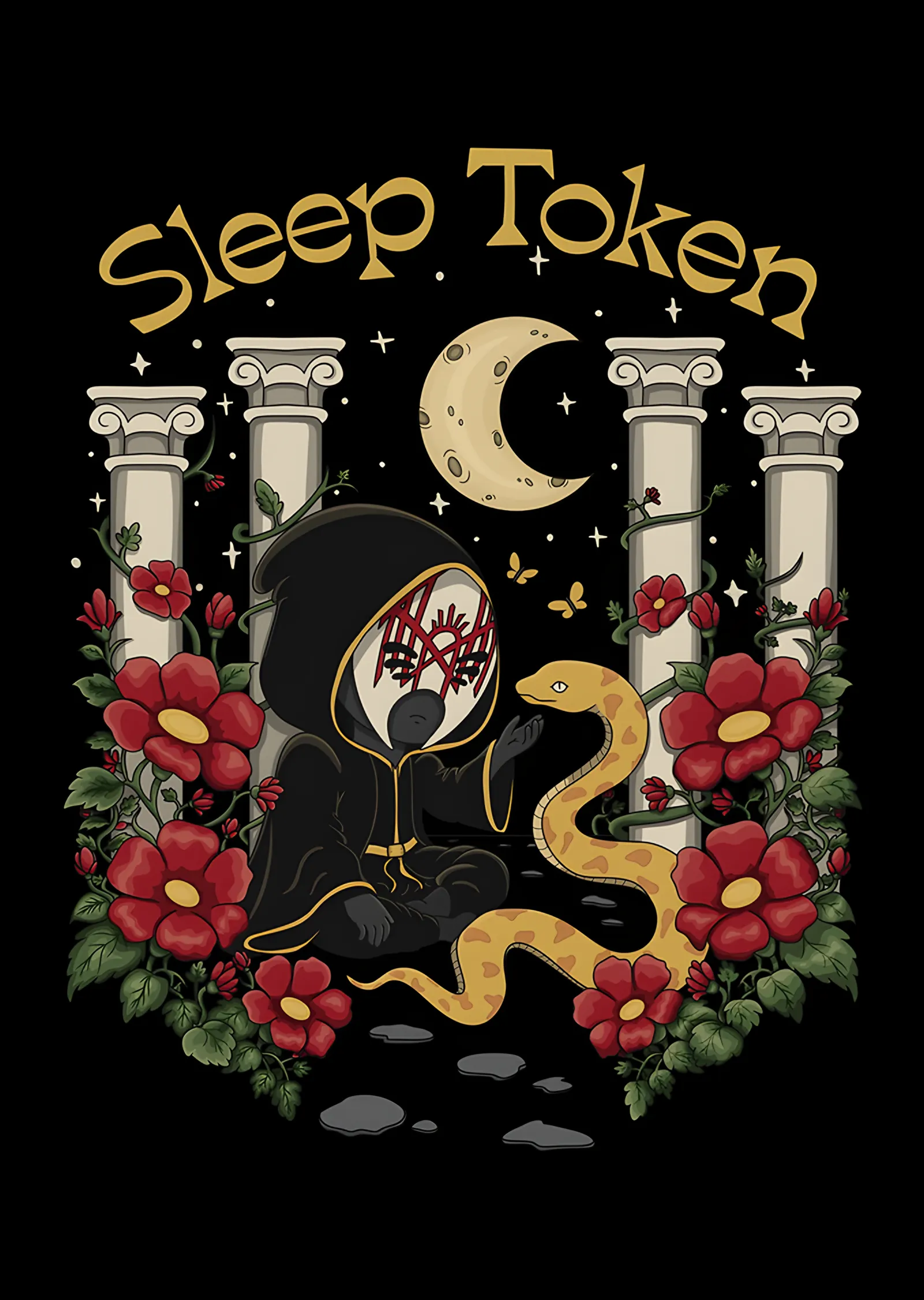 Sleep Token - Eden's Serpent metal tablo