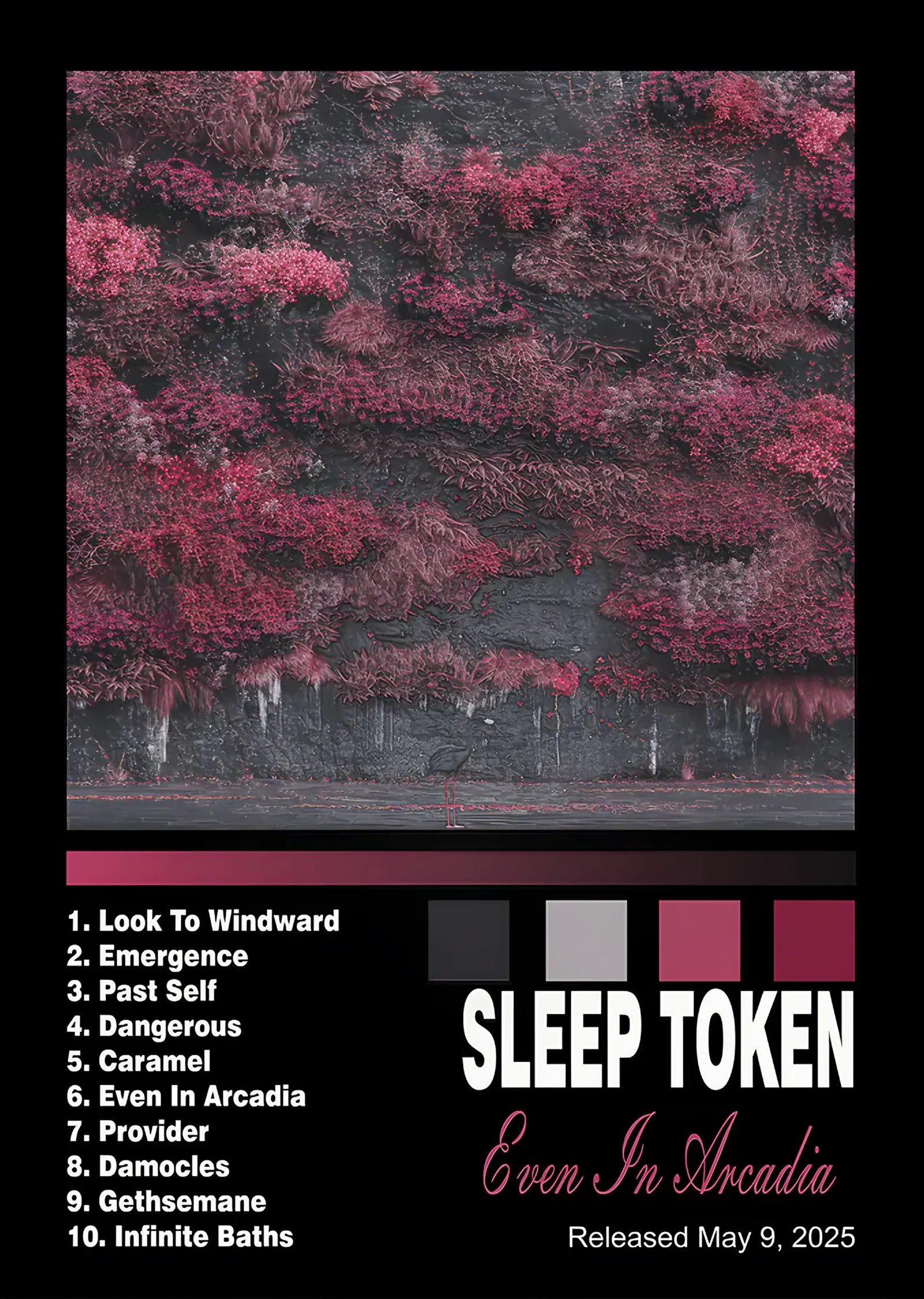 Sleep Token - Even in Arcadia Künye metal tablo