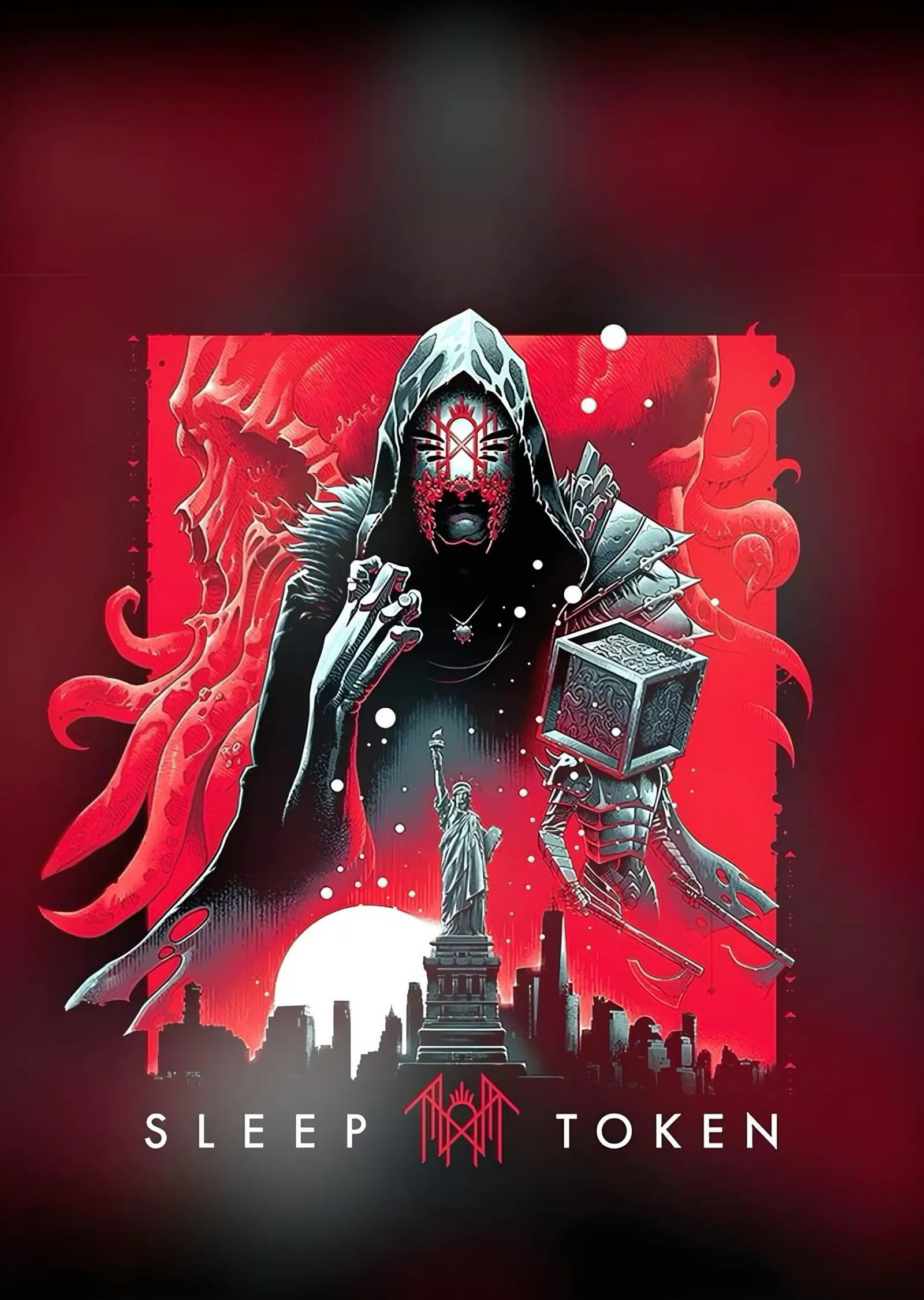 Sleep Token - New York metal tablo