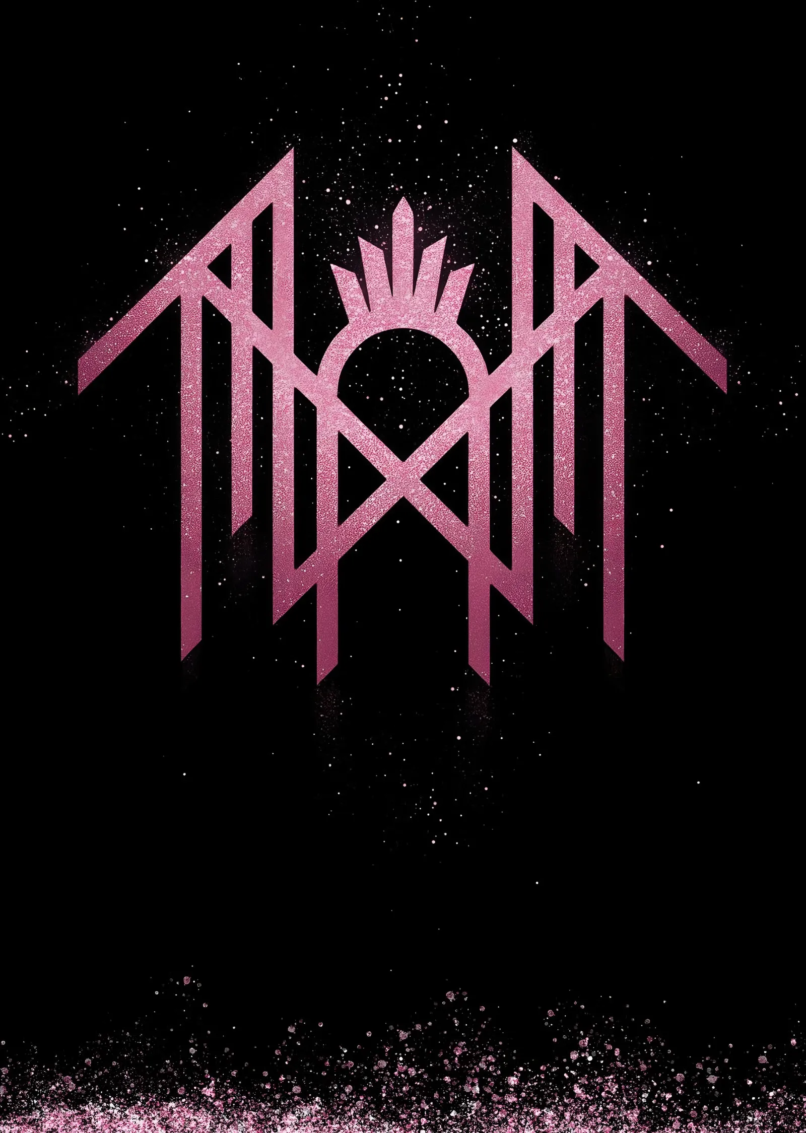 Sleep Token - Pembe Sembol metal tablo