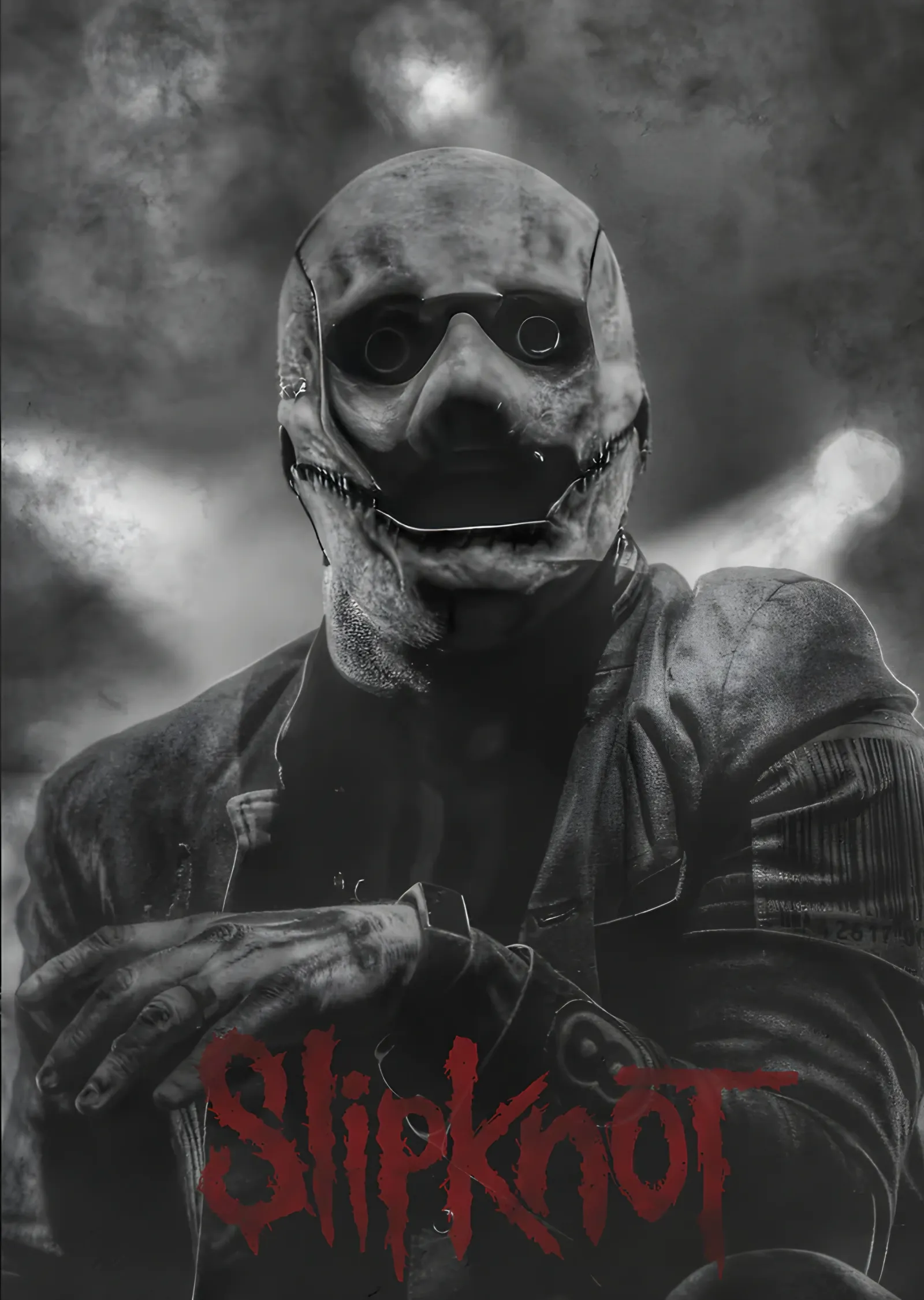 Slipknot: Sisli Zeminde Maskeli Müzisyen metal tablo