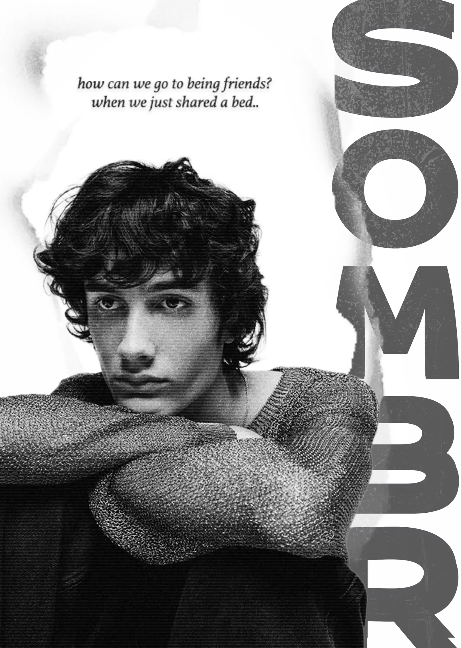 sombr - Back to Friends metal tablo