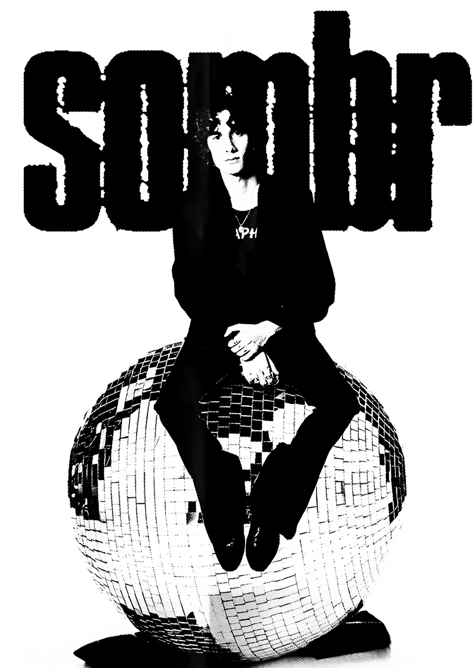 sombr - Disko Küresi metal tablo