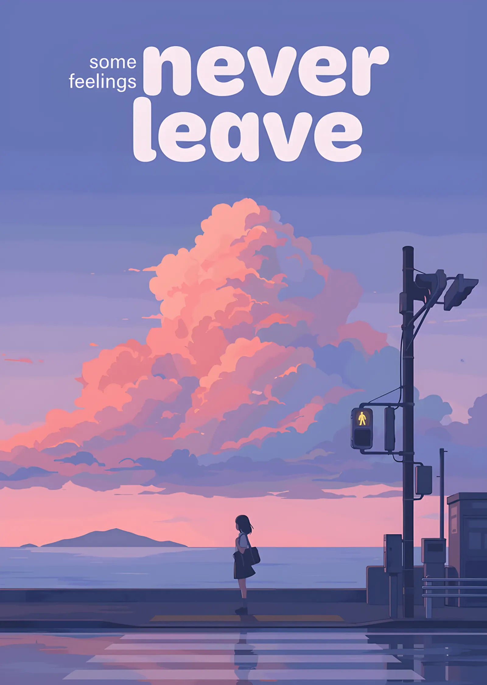 Some Feelings Never Leave: Alacakaranlıkta Bekleyiş metal tablo
