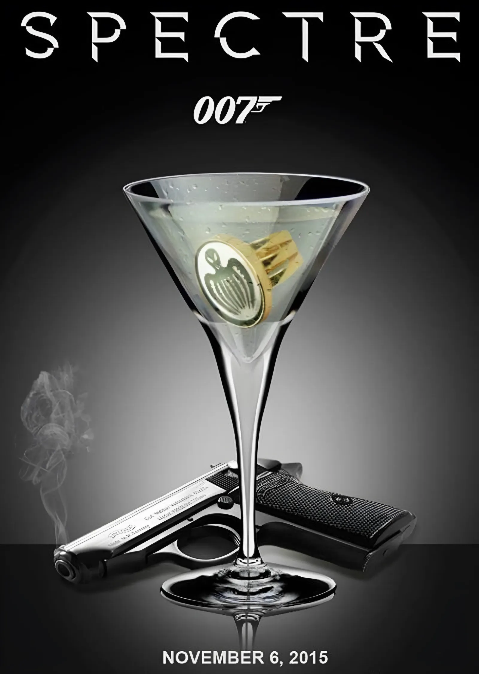 Spectre Martini ve Tabanca metal tablo