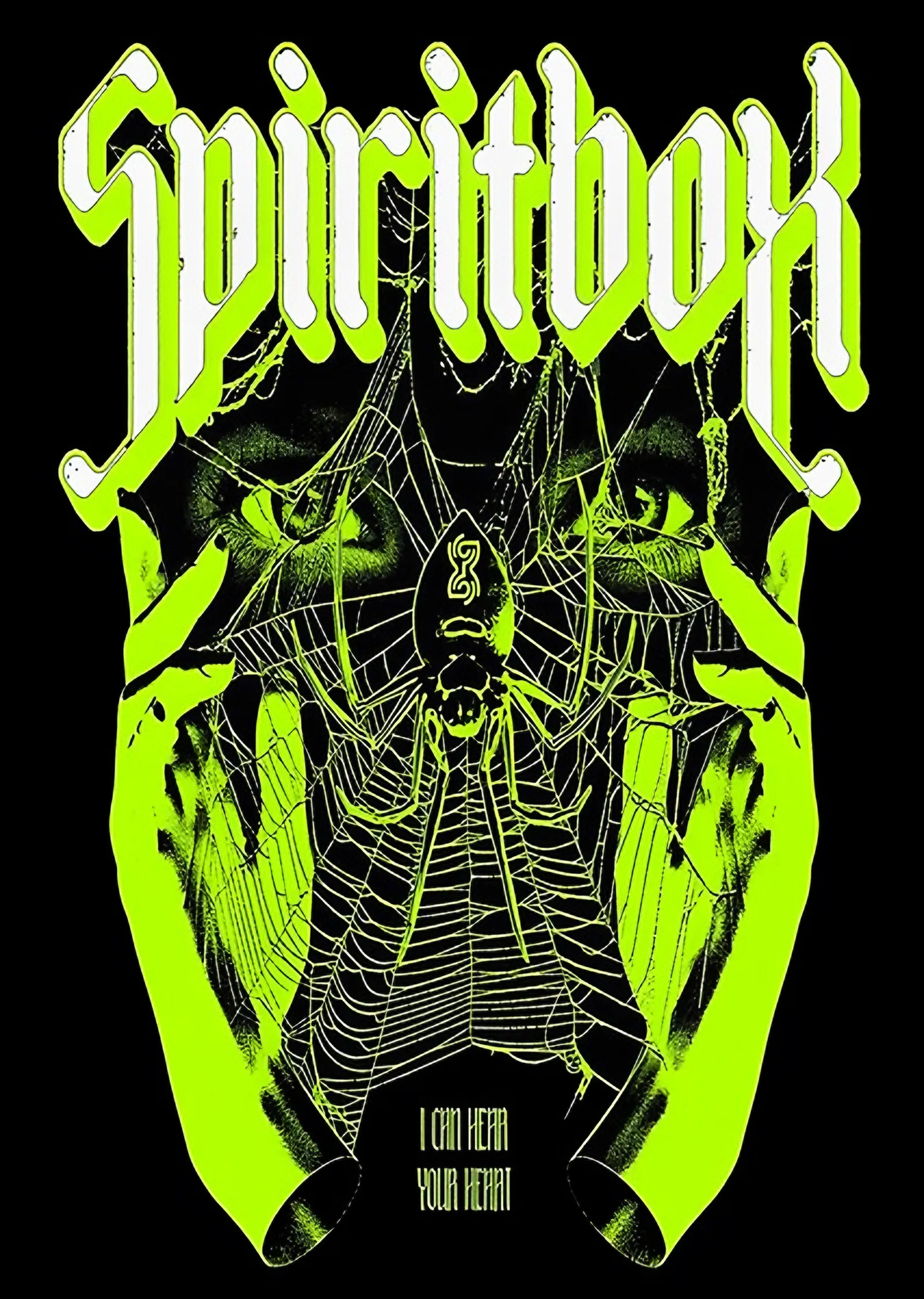 Spiritbox - Neon Yeşil metal tablo