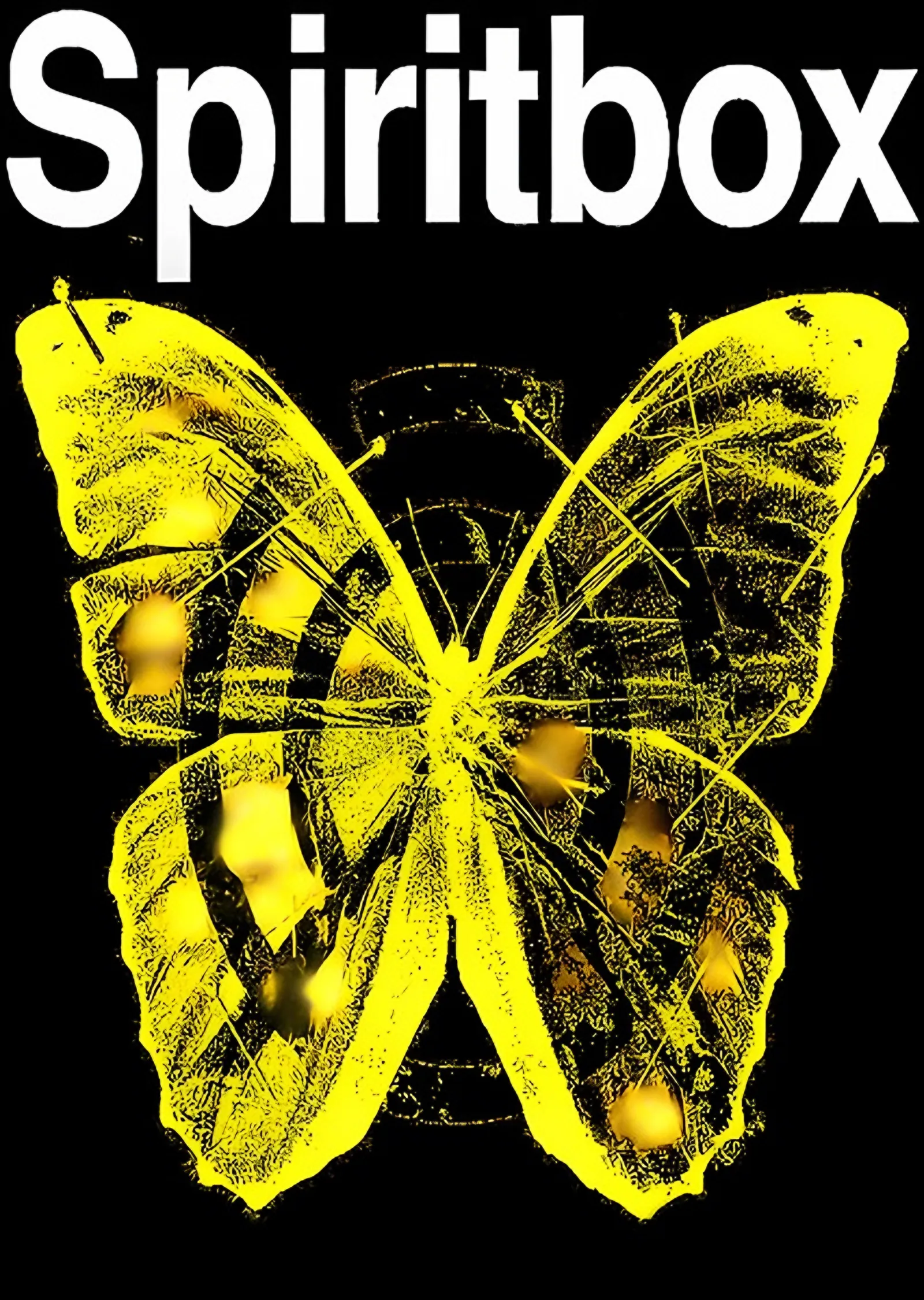 Spiritbox - Sarı Kelebek metal tablo