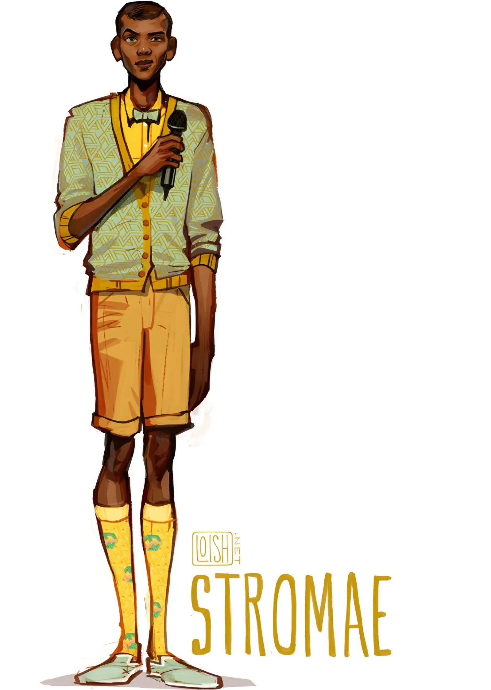 Stromae - Çizim Portre metal tablo