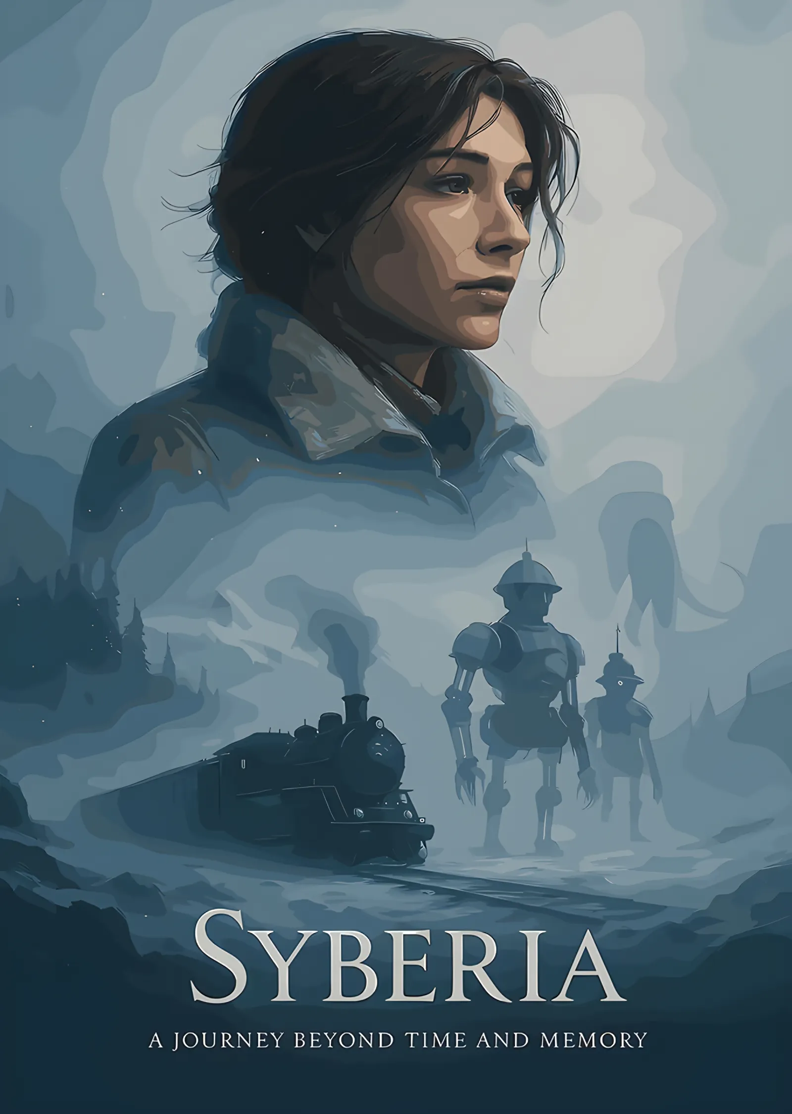 Syberia: Sisli İstasyonda Otomat Yürüyüşü metal tablo