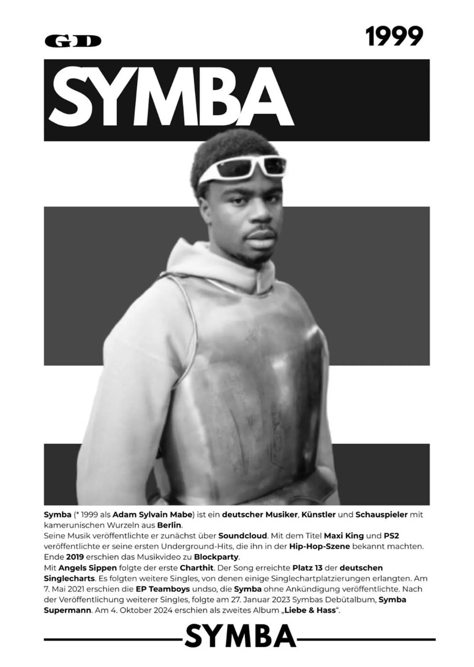 Symba: 1999 Künye Afişi metal tablo