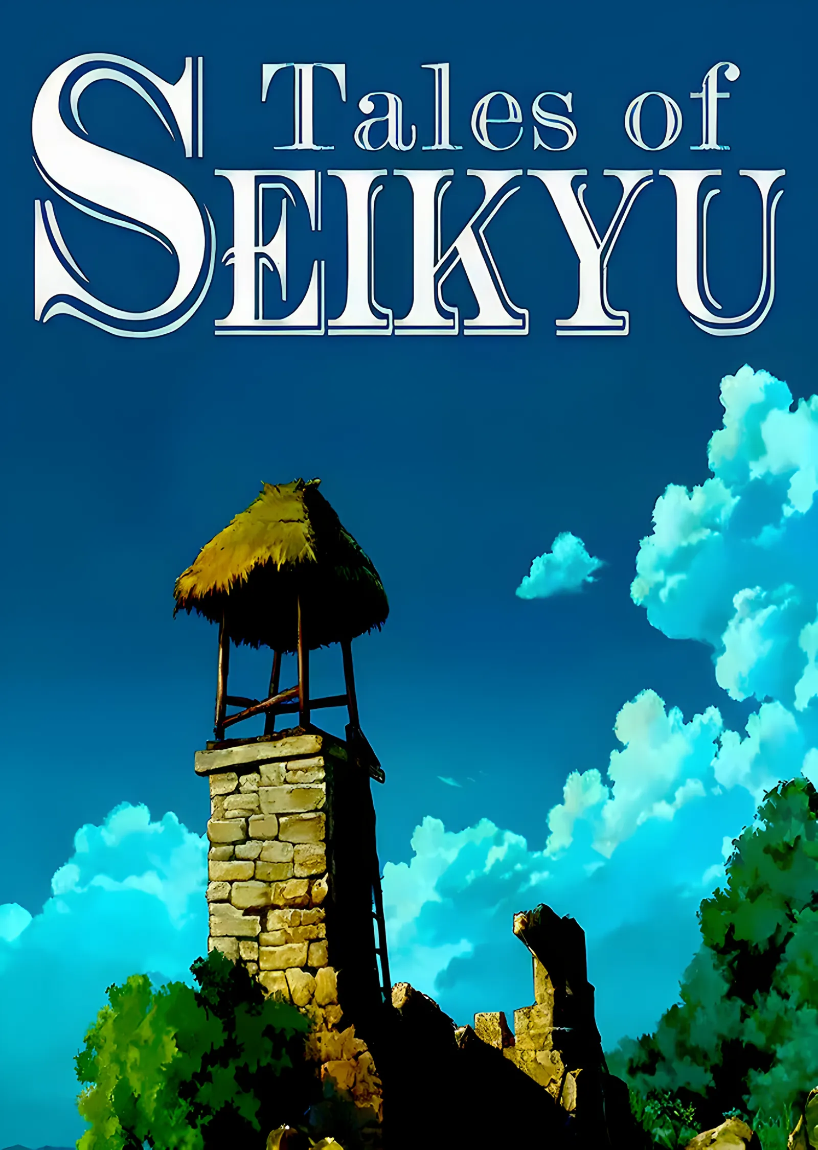 Tales of Seikyu: Mavi Gökte Taş Kule metal tablo