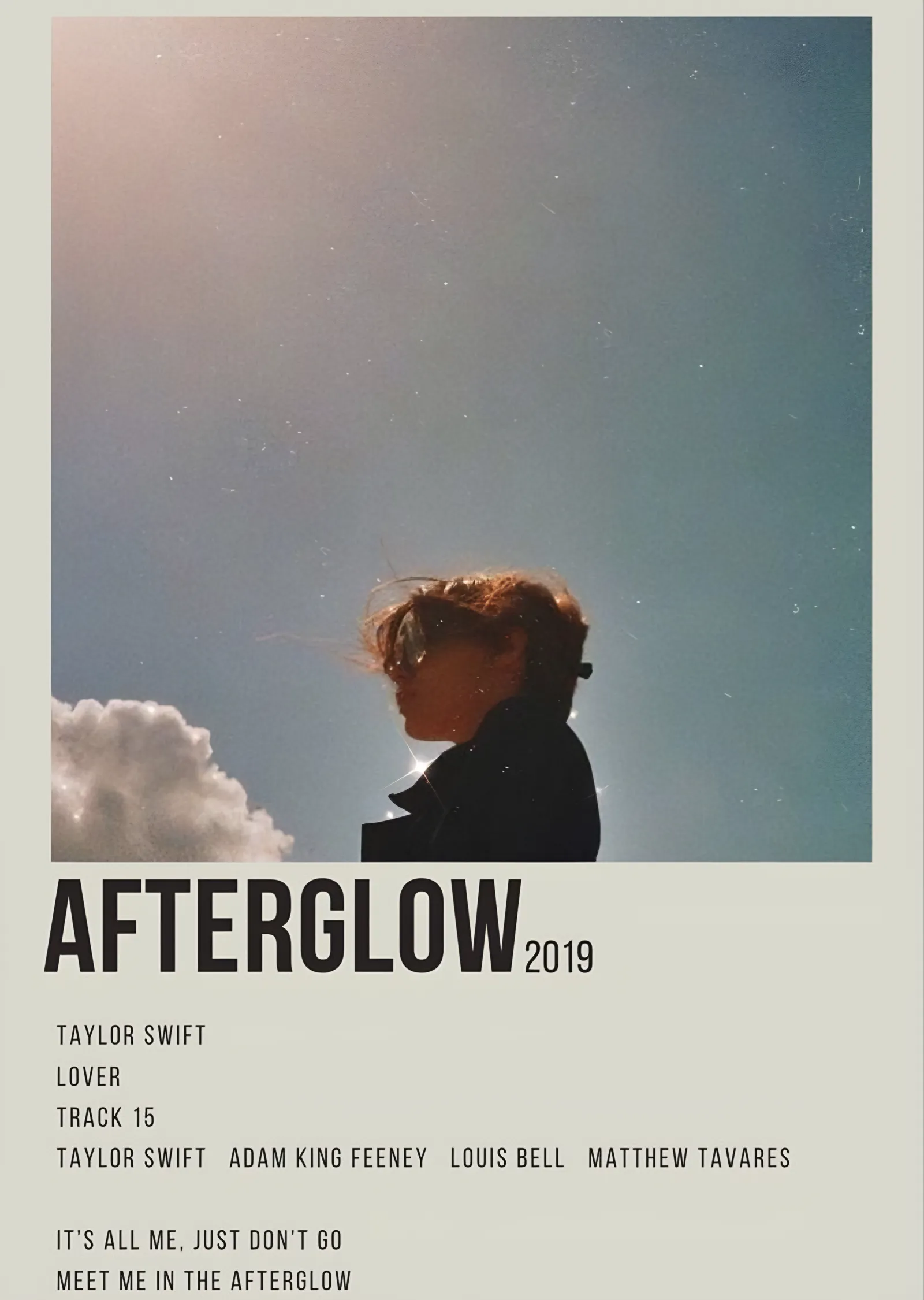 Taylor Swift - Afterglow metal tablo