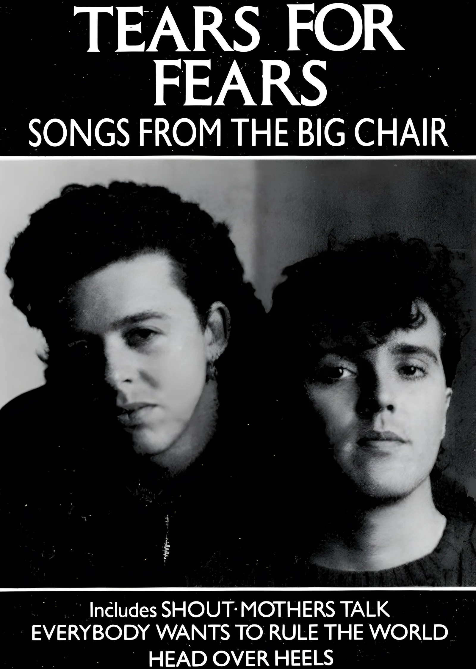 Tears for Fears: Songs From the Big Chair metal tablo