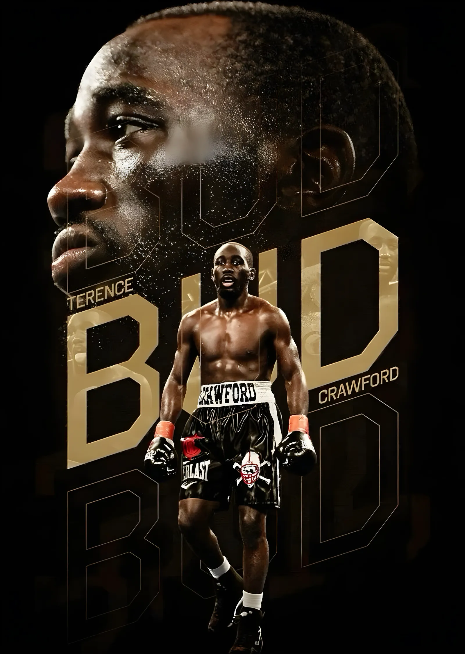 Terence Crawford: Bud metal tablo