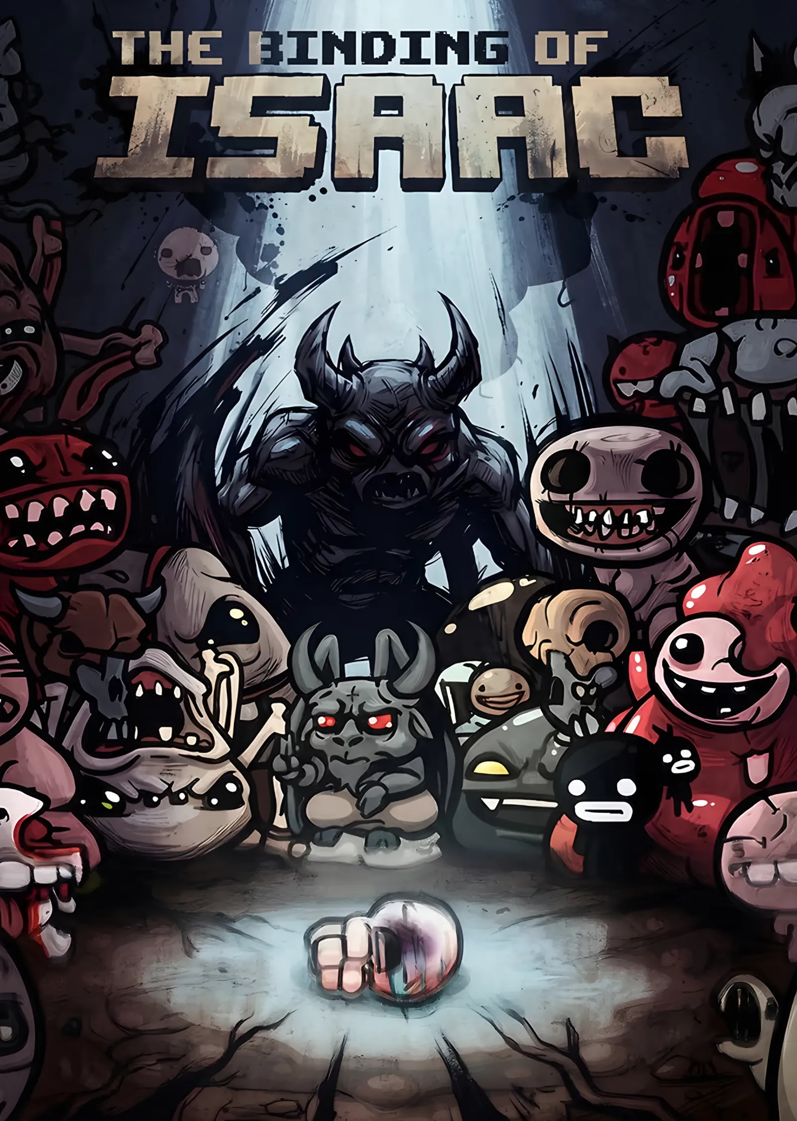 The Binding of Isaac: Canavar Kalabalığında Isaac metal tablo