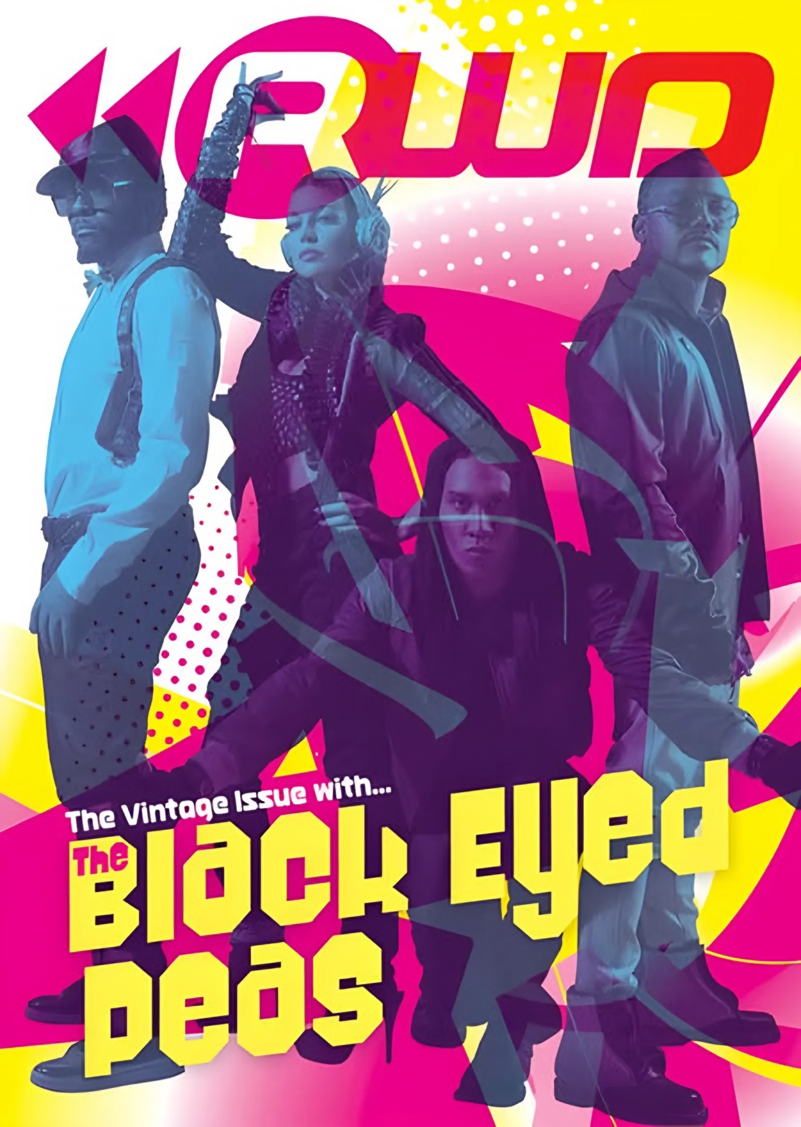 The Black Eyed Peas - RWD Dergi Kapağı metal tablo