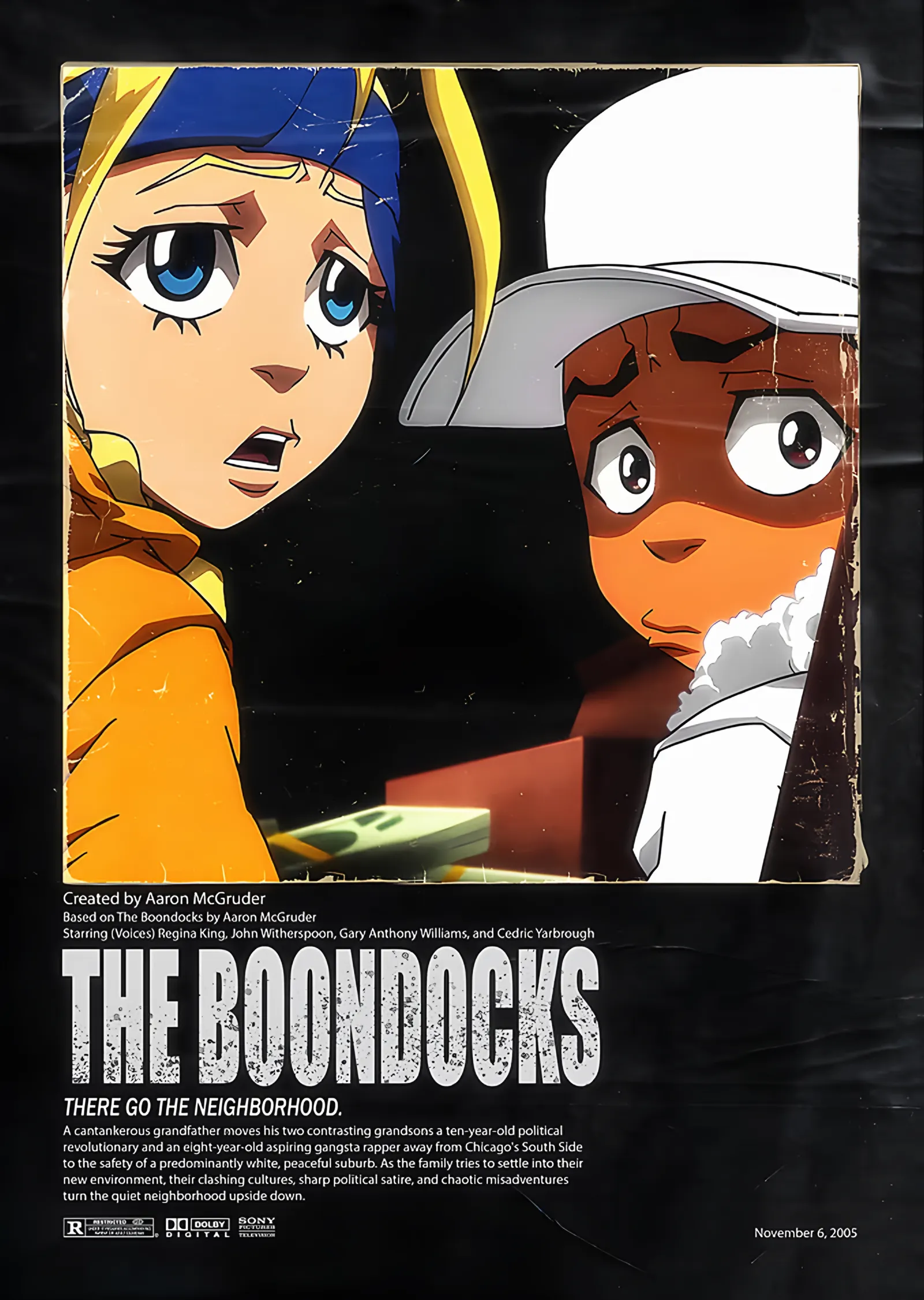 The Boondocks: Arabada Şaşkın Kardeşler metal tablo