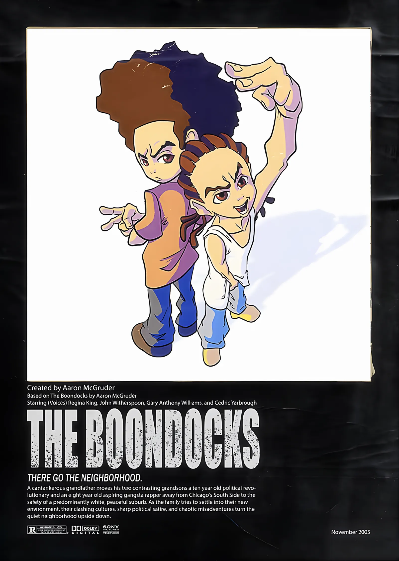 The Boondocks: Freeman Kardeşler metal tablo