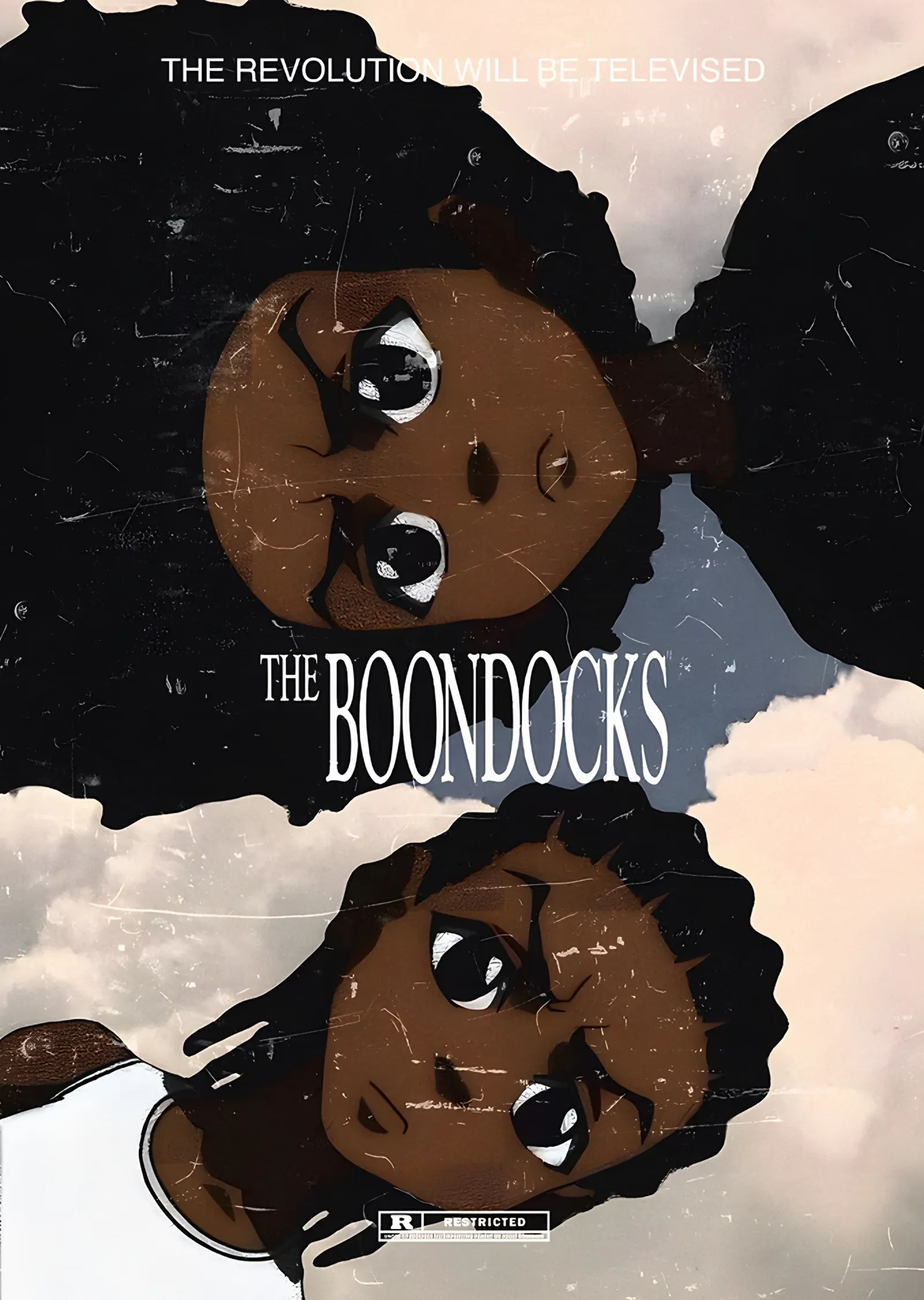 The Boondocks: Ters Simetride Kardeşler metal tablo