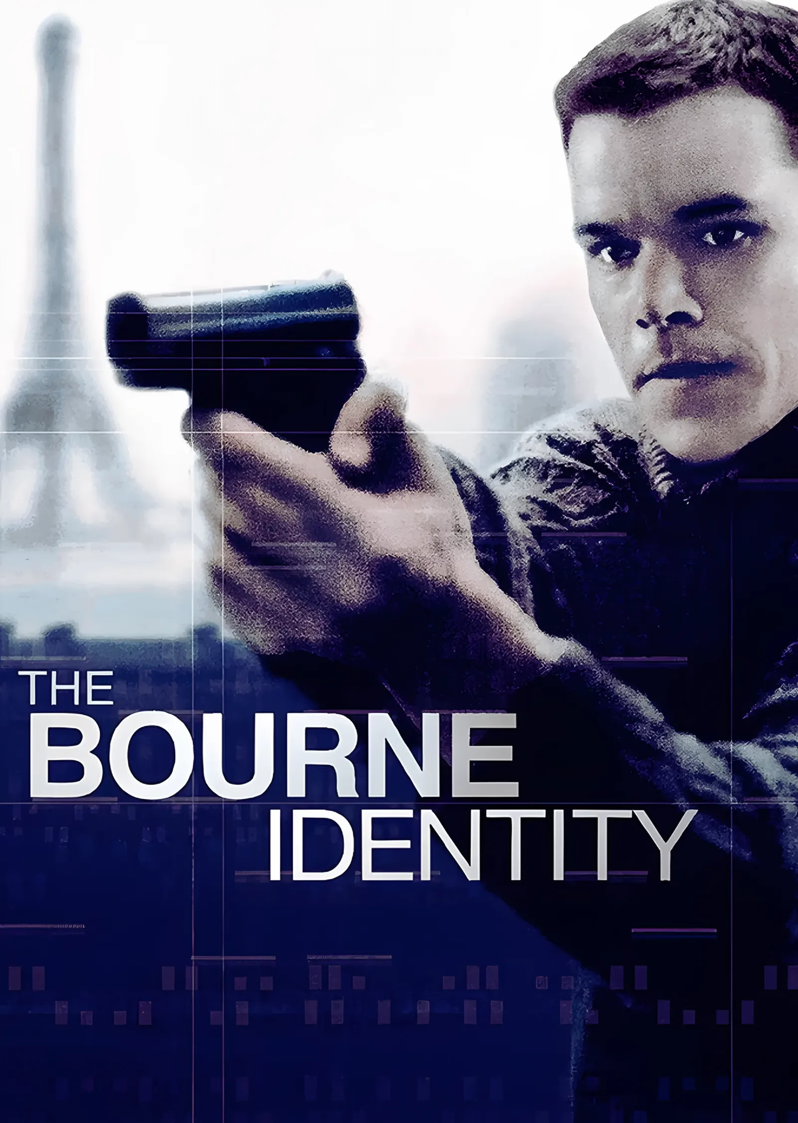 The Bourne Identity Paris metal tablo