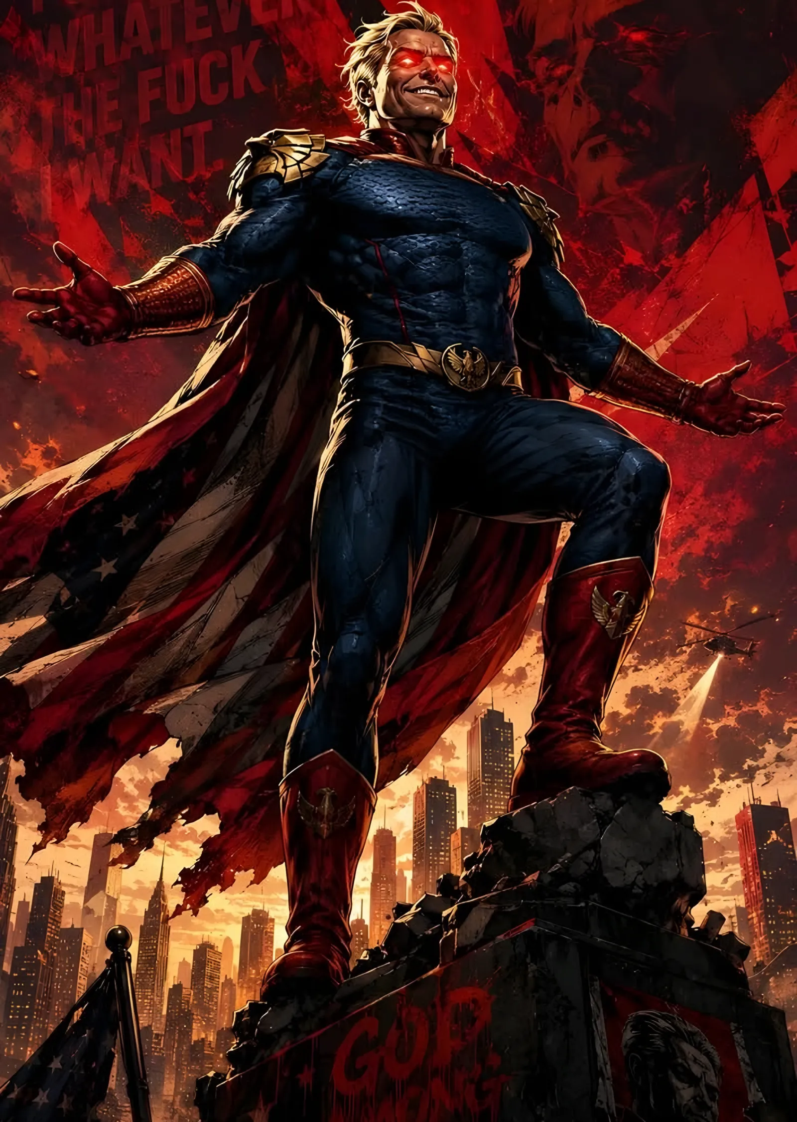 The Boys - Homelander metal tablo