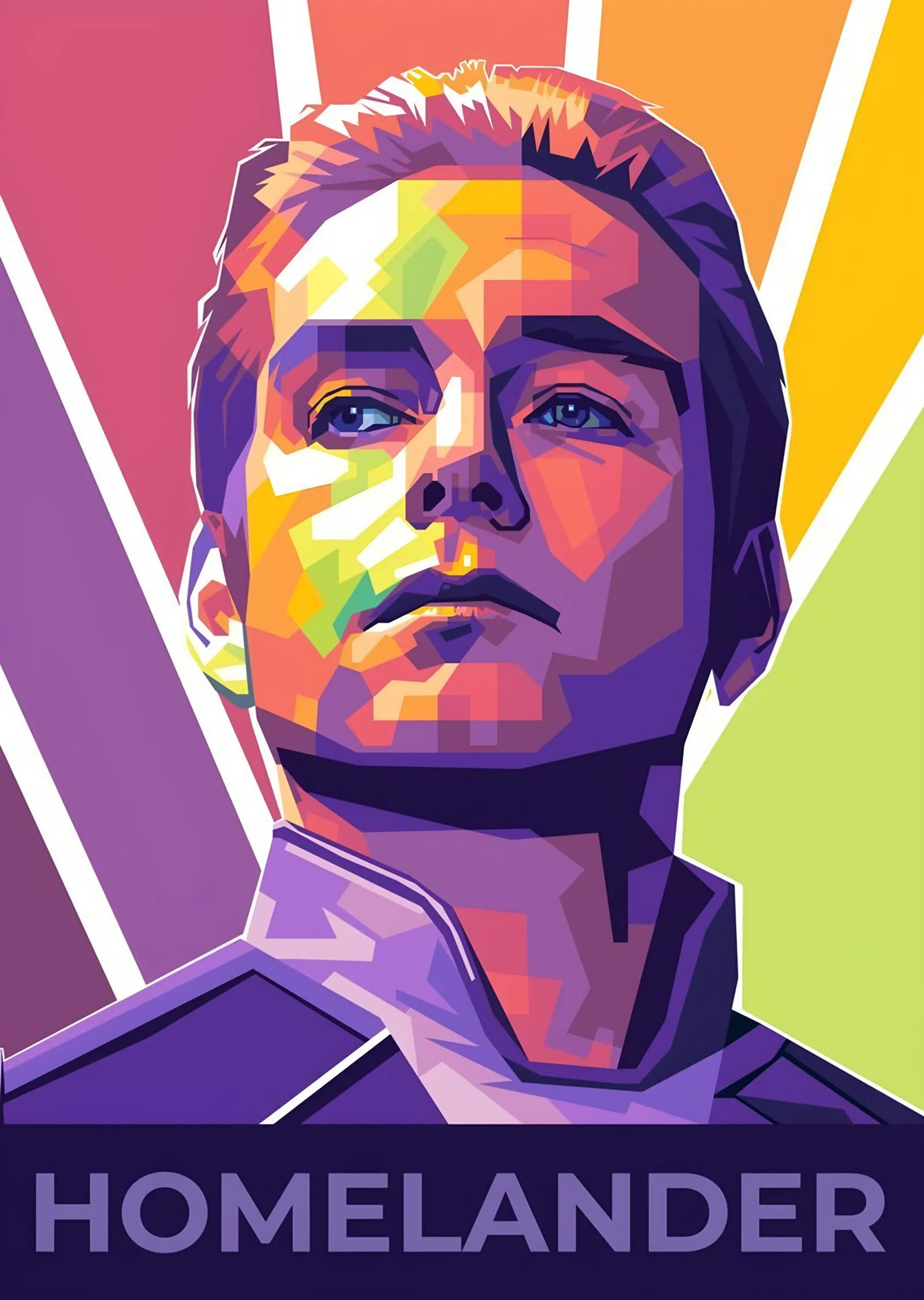 The Boys - Homelander Pop Art metal tablo