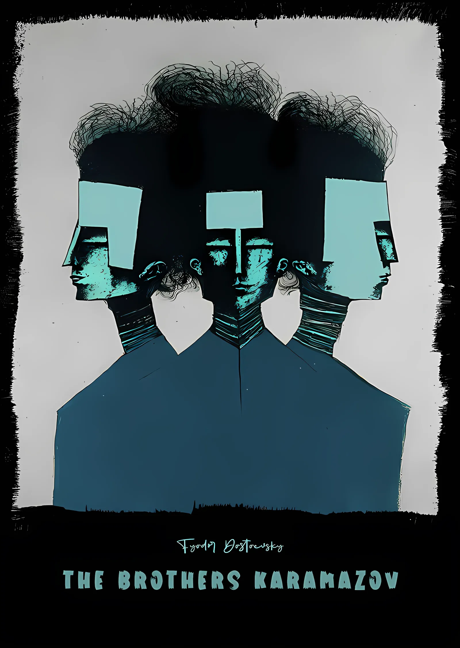 The Brothers Karamazov metal tablo
