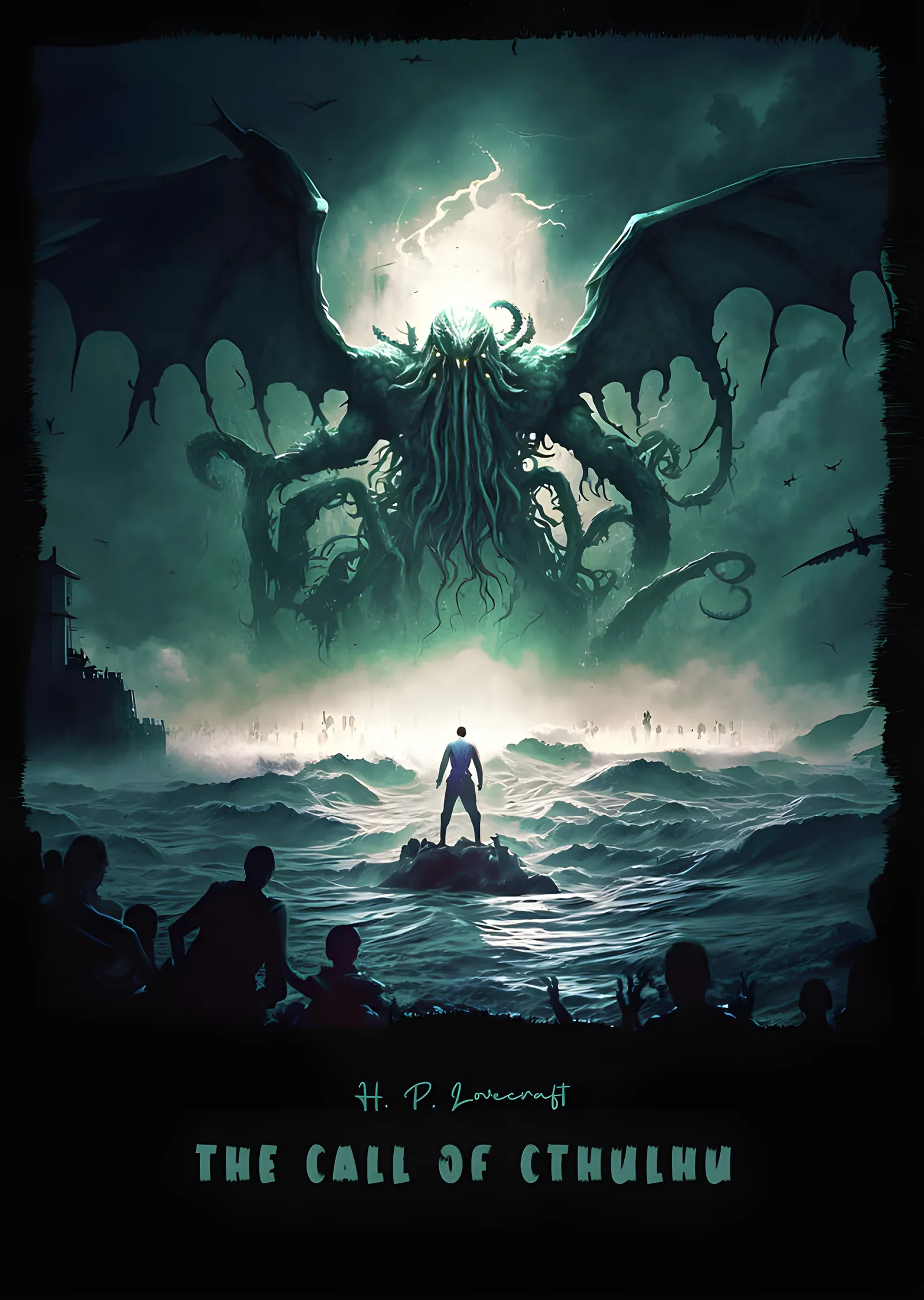 The Call of Cthulhu - Deniz metal tablo