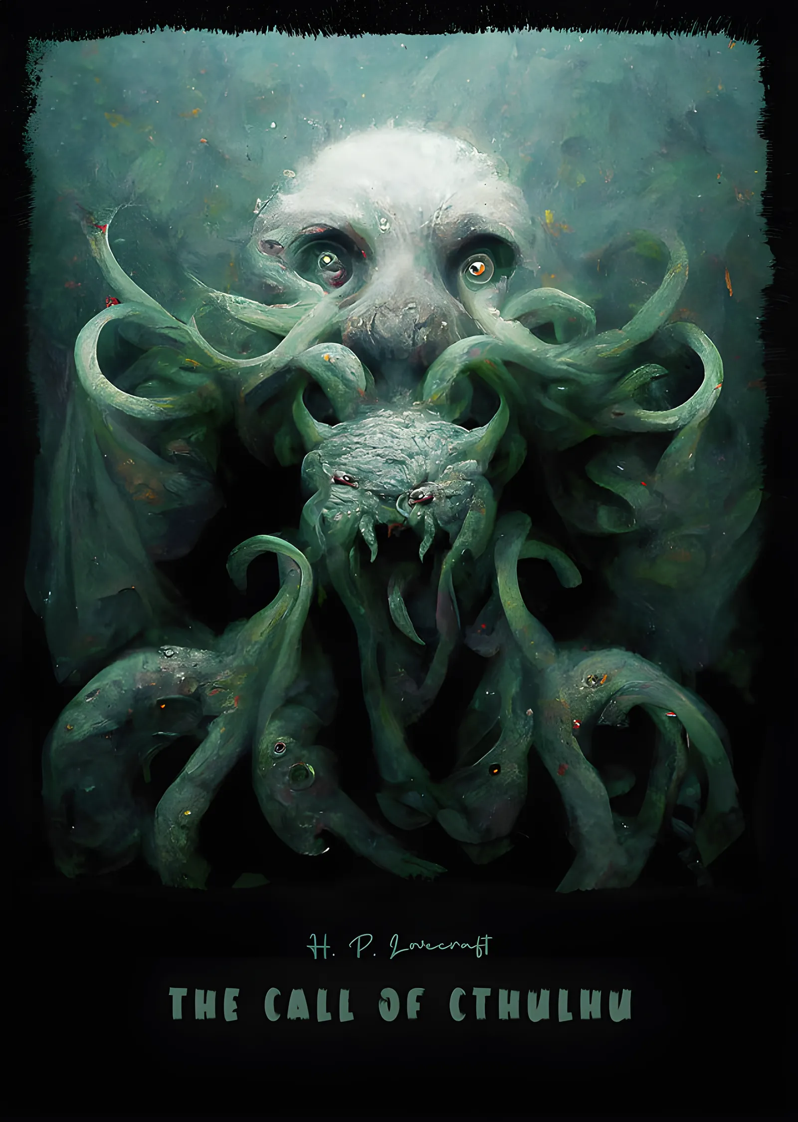 The Call of Cthulhu - Portre metal tablo